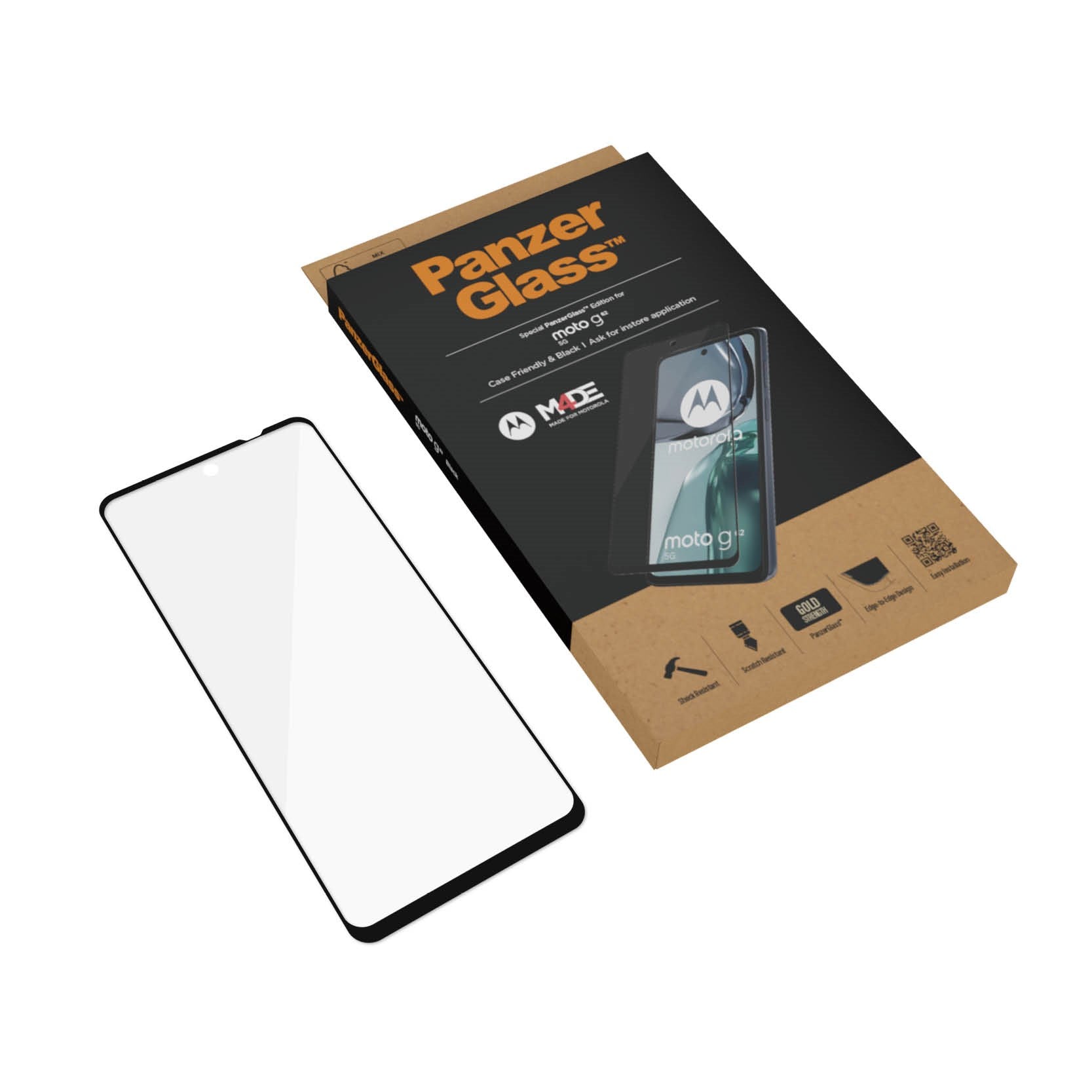 PanzerGlass® Dislayschutz Motorola moto g62 5G