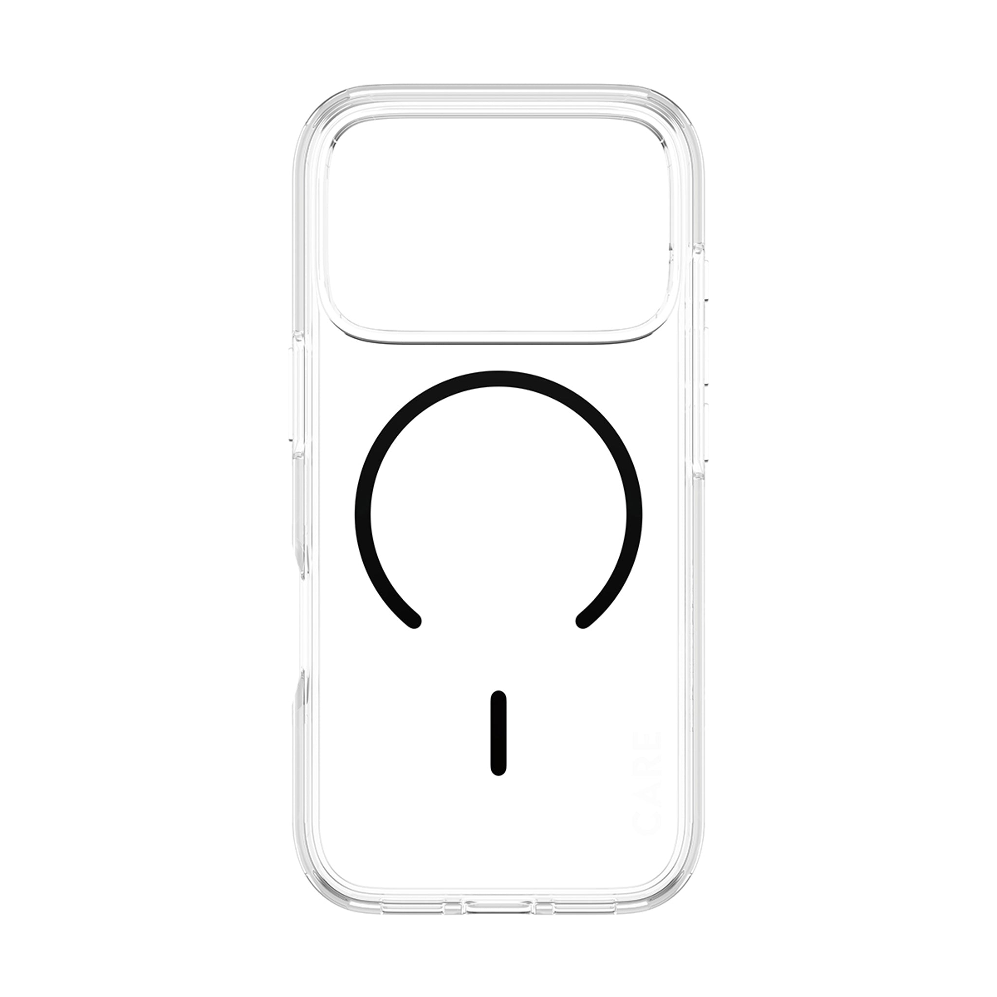 CARE™ by PanzerGlass® Urban Explorer Case Transparent m. Schwarz MagSafe iPhone 18 Pro | 17 Pro