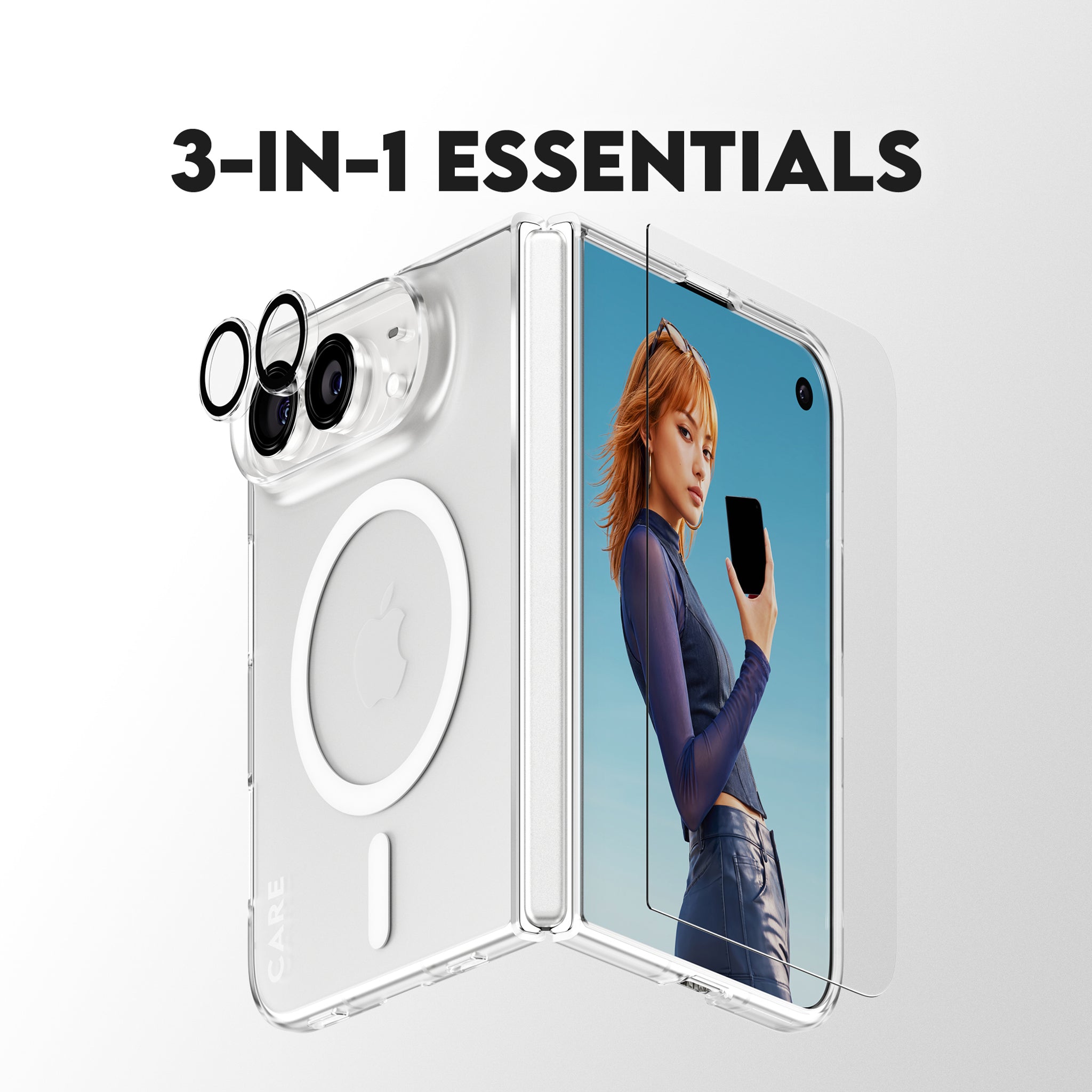 PanzerGlass® | CARE™ by PanzerGlass® 3-in-1 Flagship Set iPhone Duo