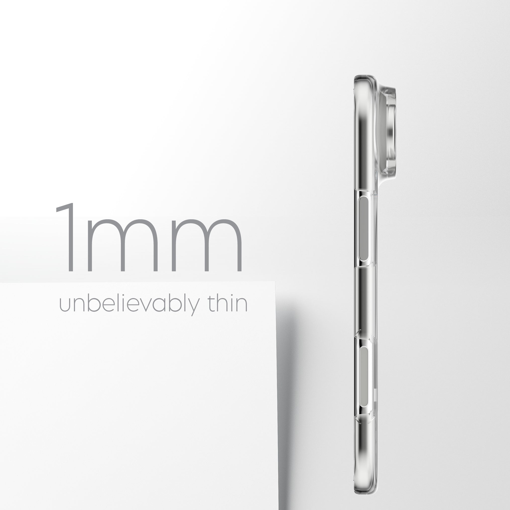 CARE™ by PanzerGlass® SL1M Case Transparent m. Weiss MagSafe iPhone Duo