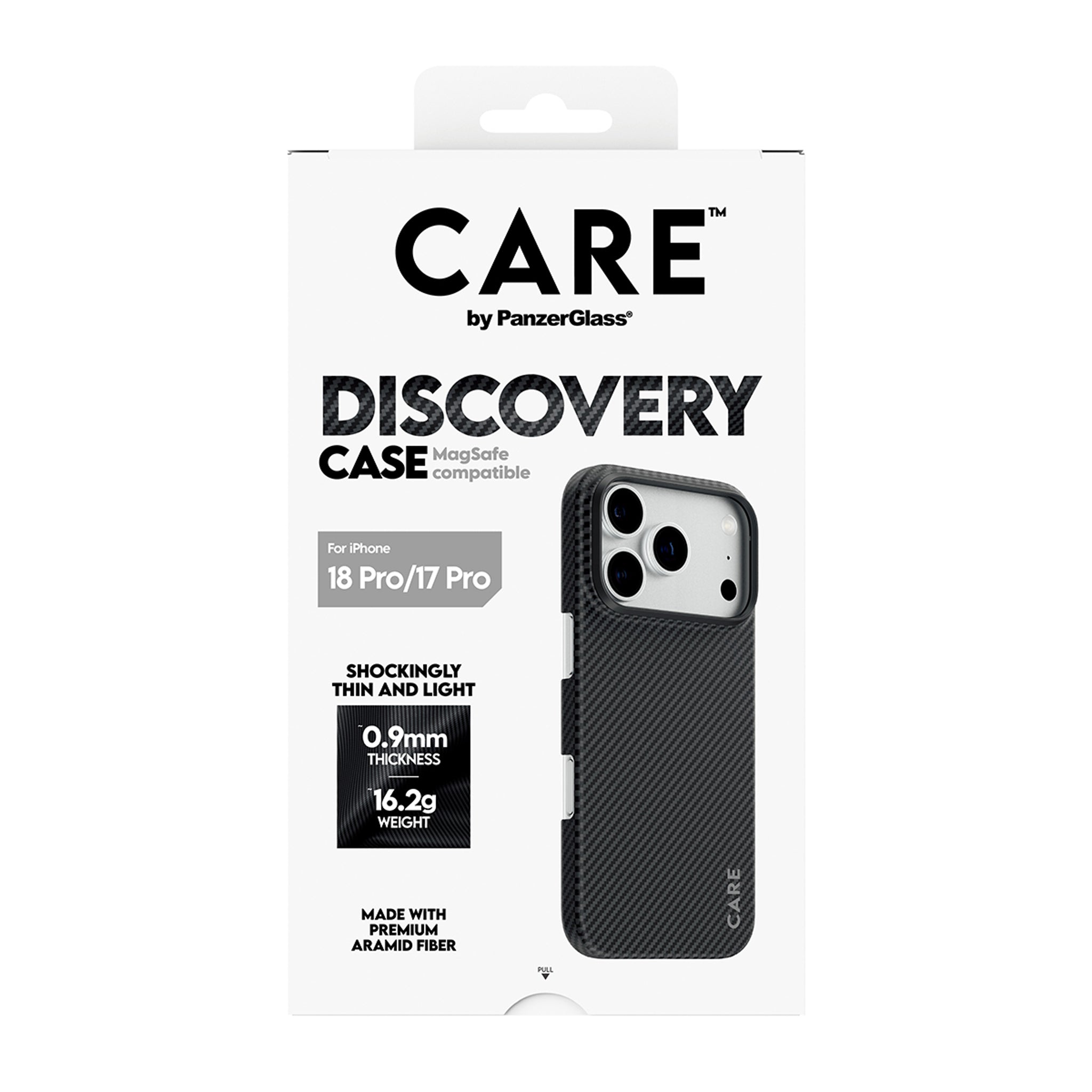 CARE™ by PanzerGlass® Discovery Case Schwarz & Grau m. MagSafe iPhone 18 Pro | 17 Pro
