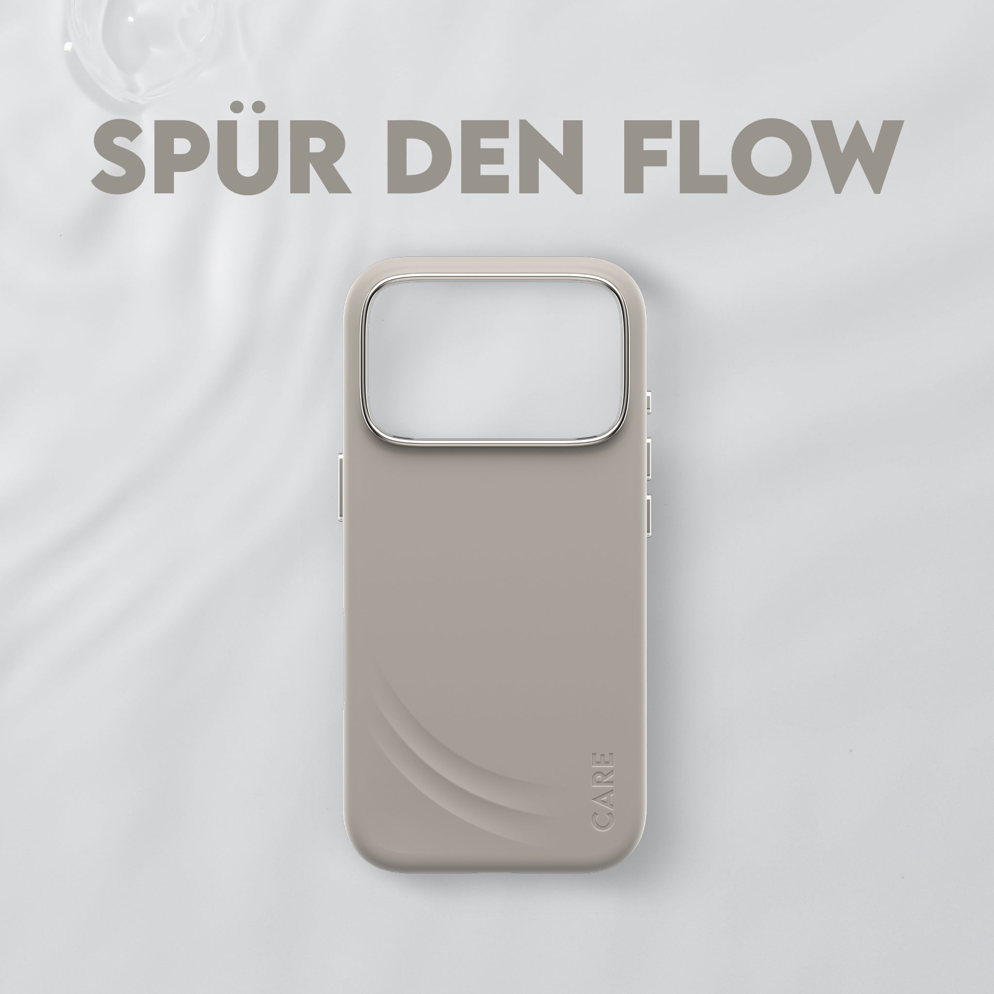 CARE™ by PanzerGlass® Flow Case Vanilla m. MagSafe iPhone 18 Pro | 17 Pro