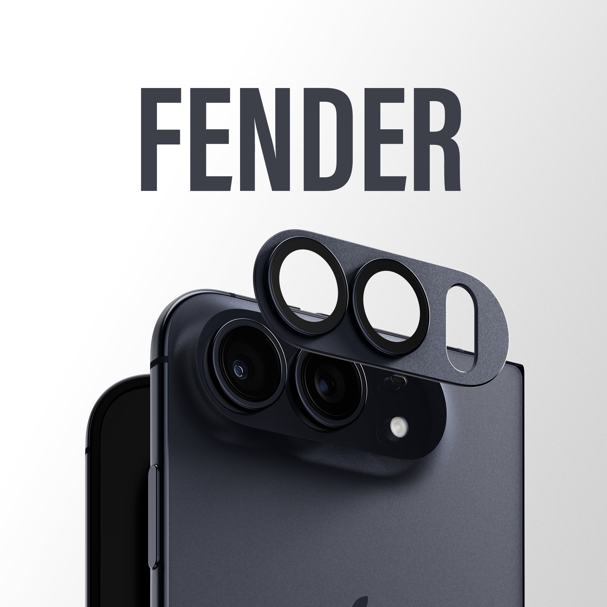 PanzerGlass® Fender Kameraschutz Midnight iPhone Duo