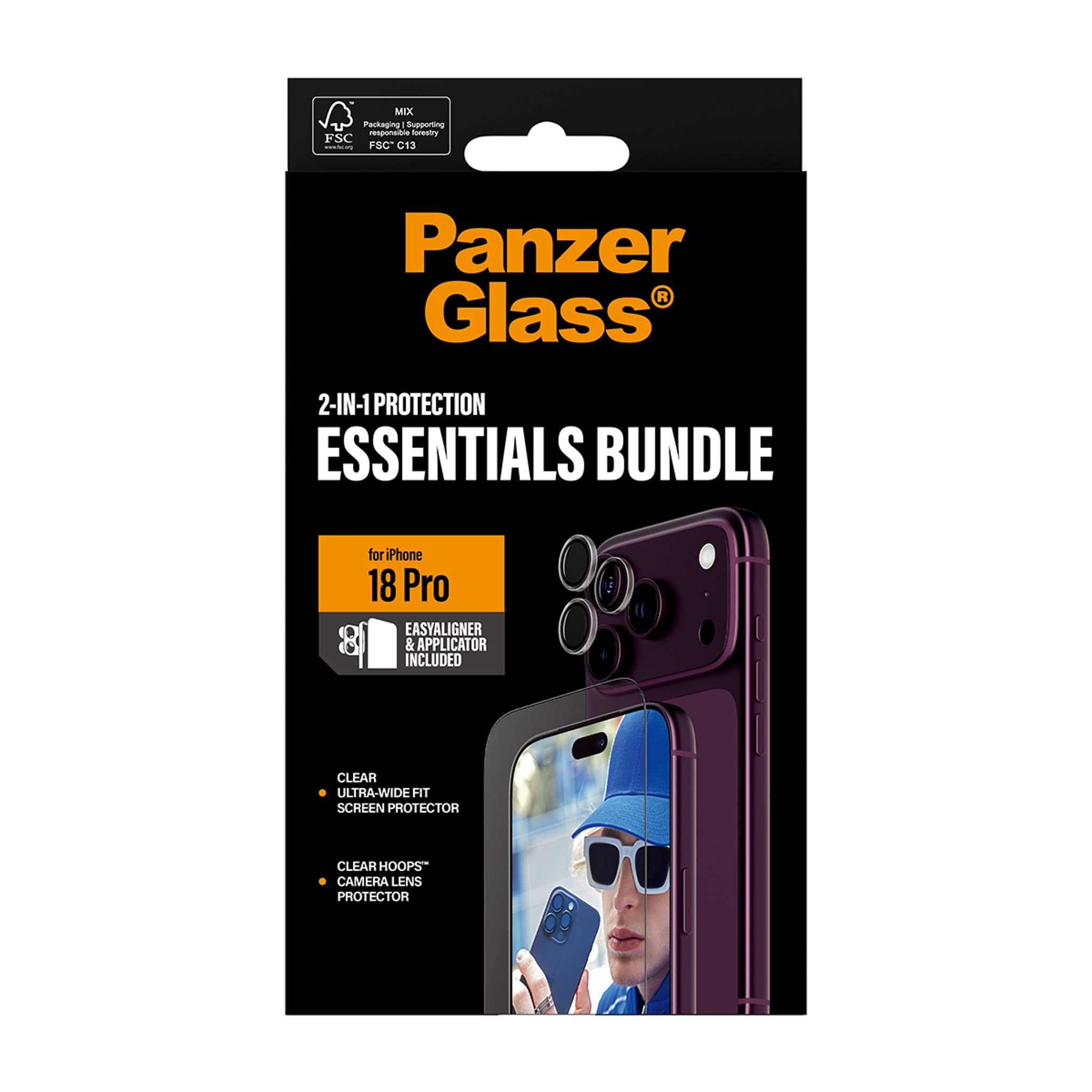 PanzerGlass® 2-in-1 Essentials Set iPhone 18 Pro