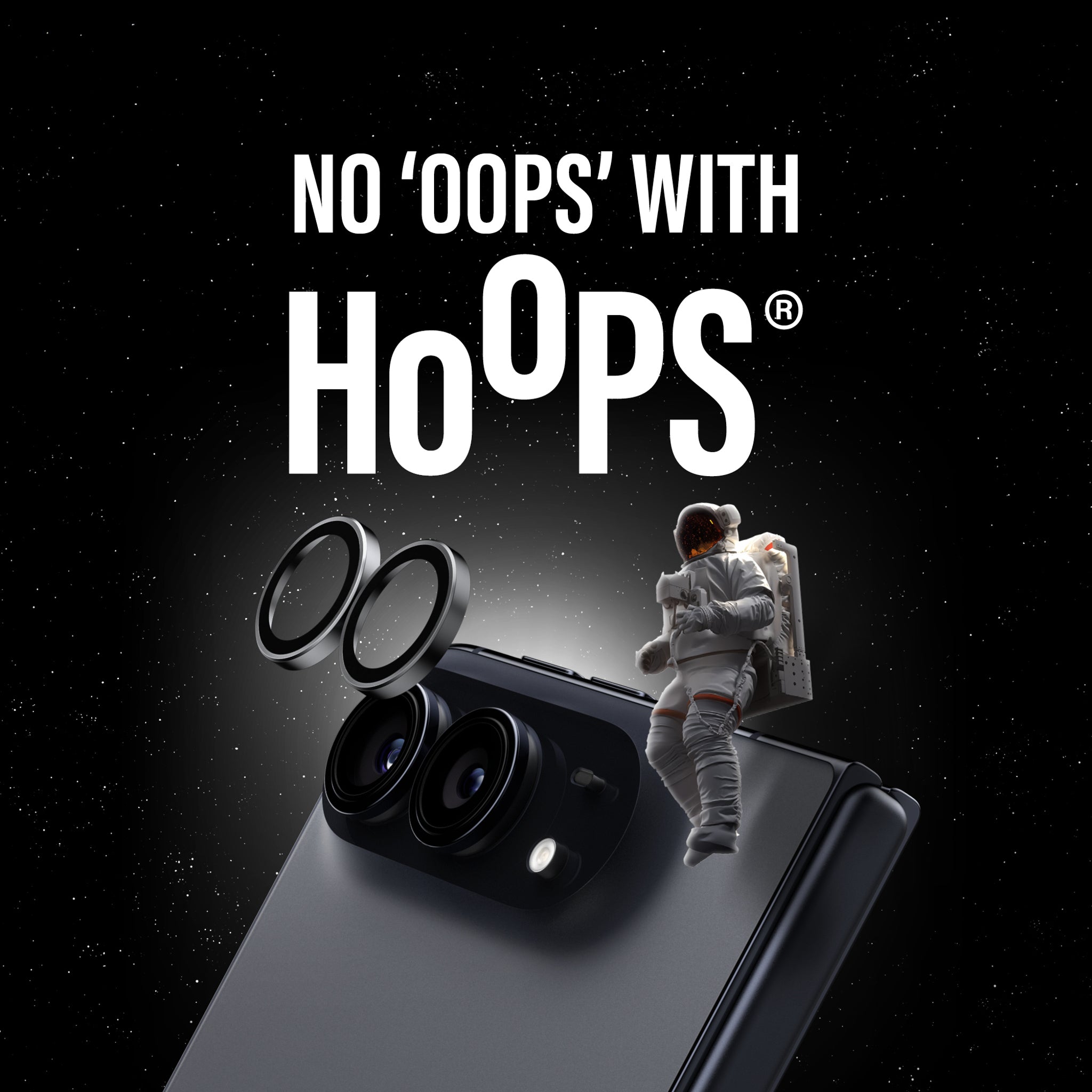 PanzerGlass® Hoops® Ceramic Kameraschutz iPhone Duo
