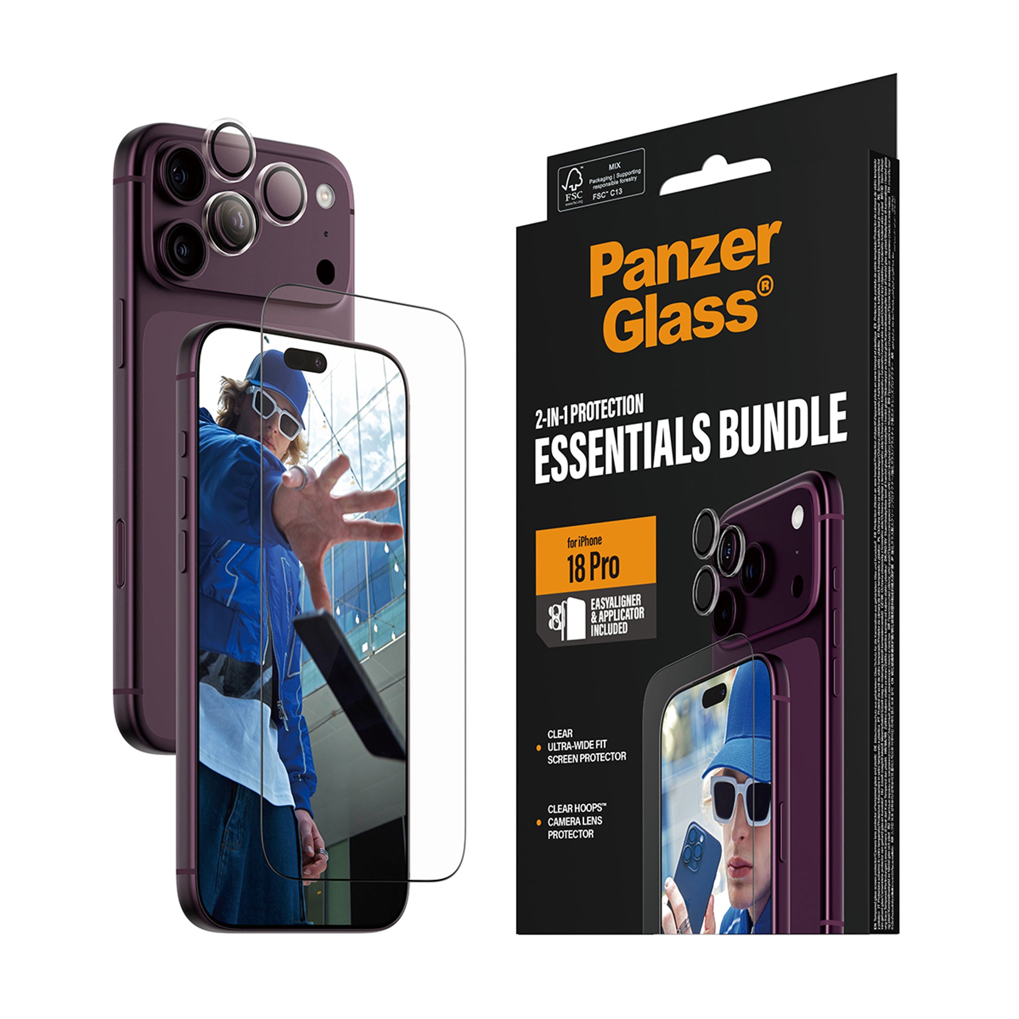 PanzerGlass® 2-in-1 Essentials Set iPhone 18 Pro Max
