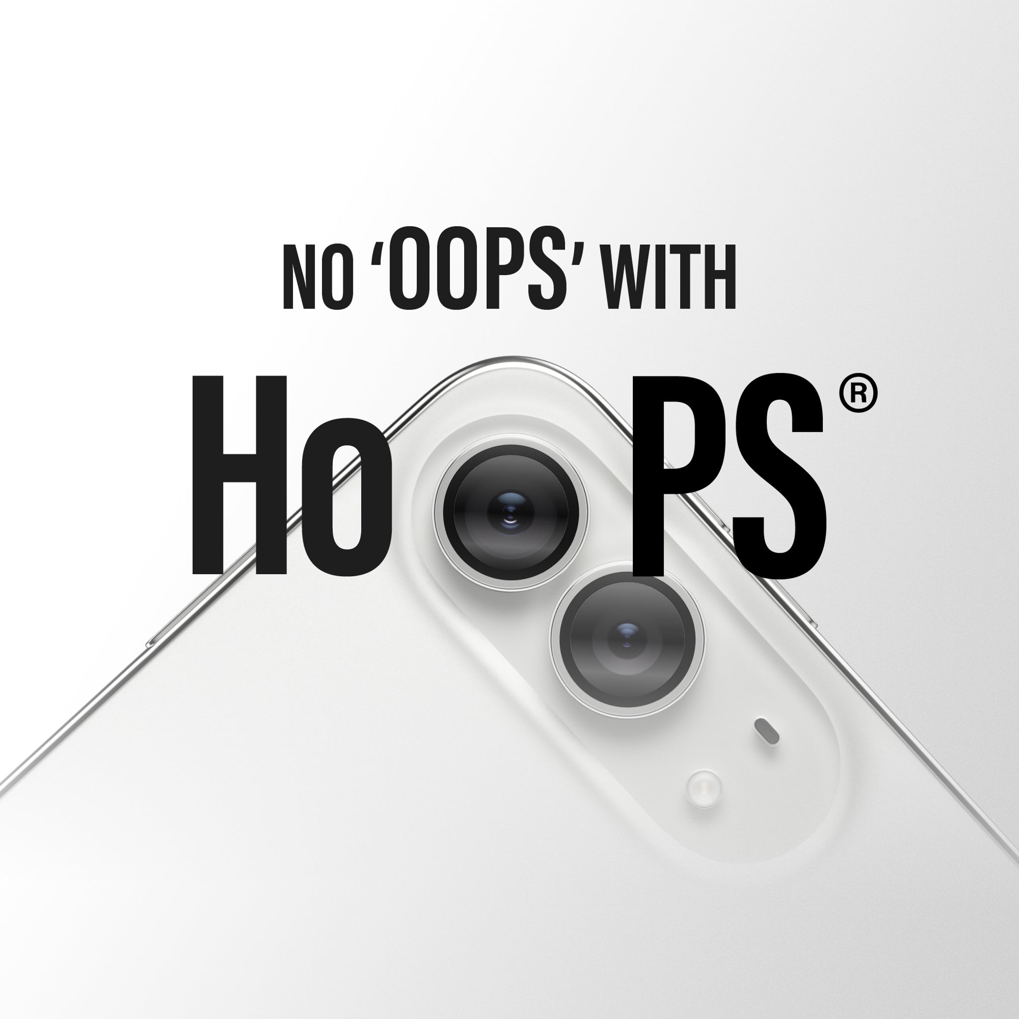 PanzerGlass® Hoops® Kameraschutz Transparent iPhone Duo