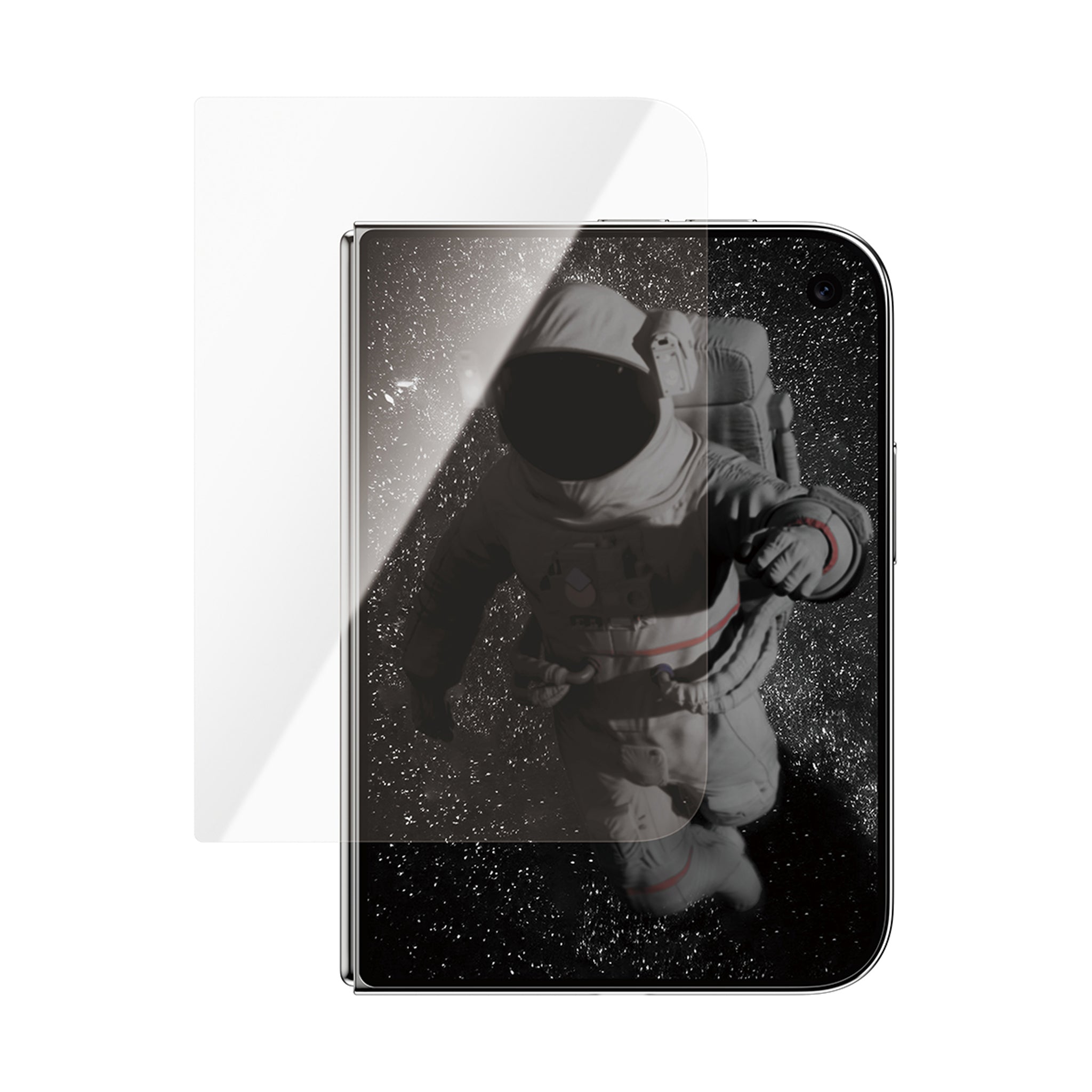 PanzerGlass® Ceramic Außendisplay Displayschutz iPhone Duo | FRAME FIT m. EasyAligner