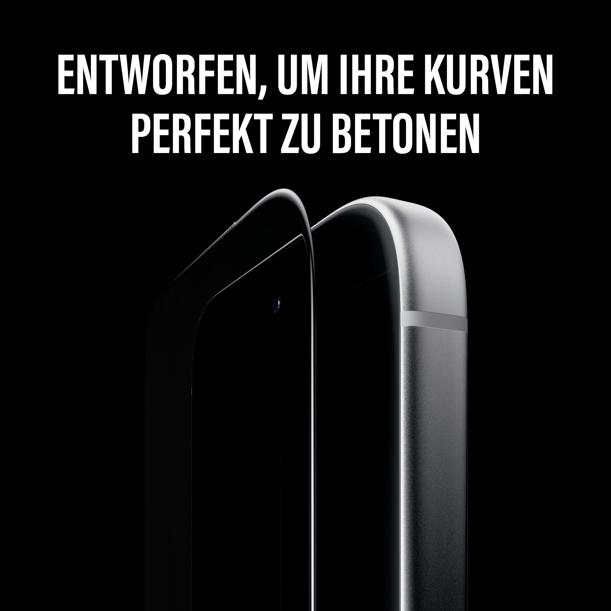 PanzerGlass® Endless Fit 3D Curve Displayschutz iPhone 18 Pro | 17 Pro m. FastFit Tool
