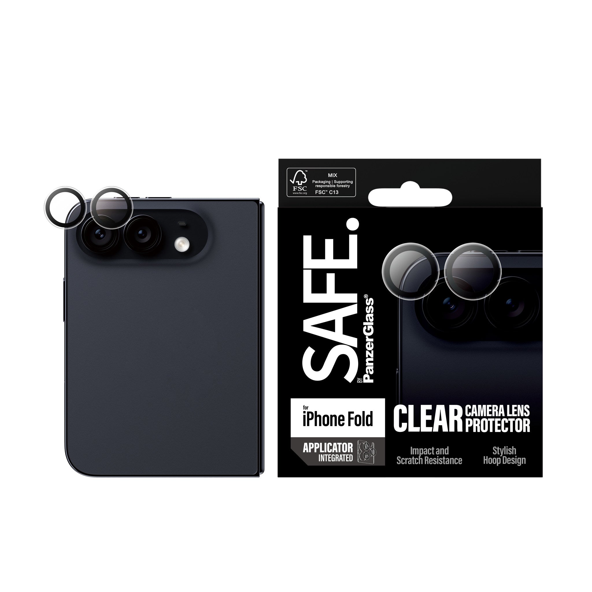 SAFE. by PanzerGlass® Kameraschutz Transparent iPhone 2026 Fold