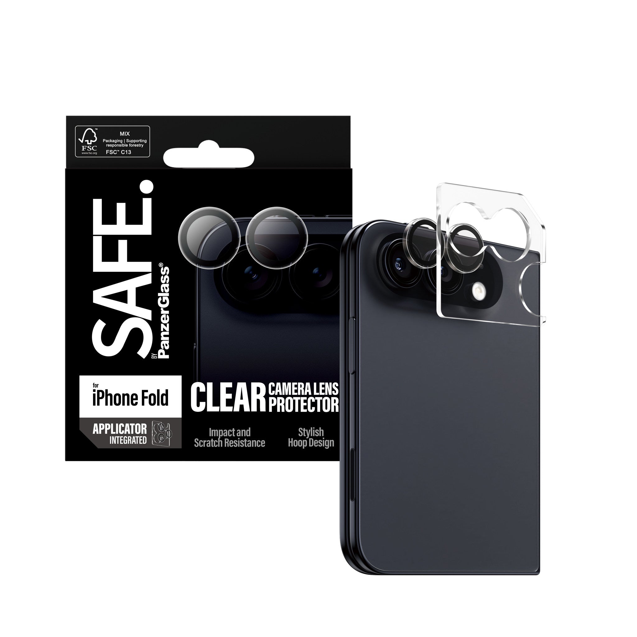 SAFE. by PanzerGlass® Kameraschutz Transparent iPhone 2026 Fold