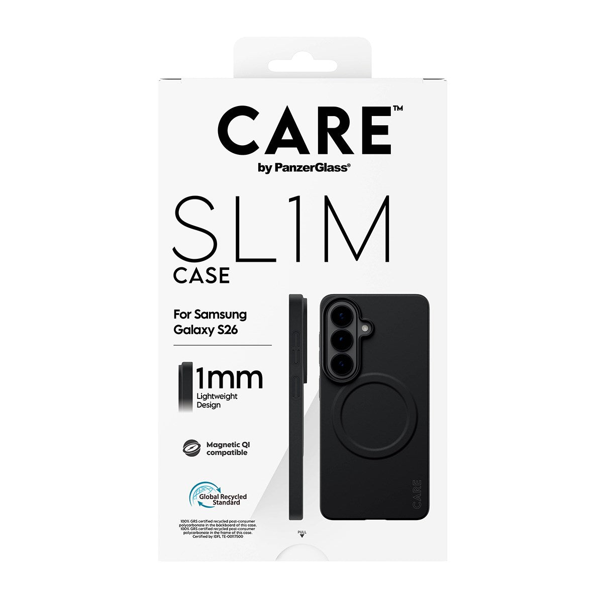 CARE™ by PanzerGlass® SL1M Case Schwarz m. Qi Samsung Galaxy S26
