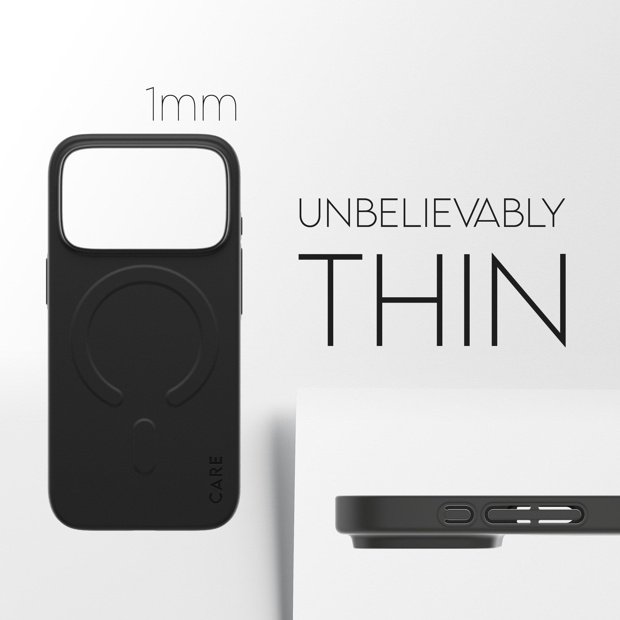 CARE™ by PanzerGlass® SL1M Case Schwarz m. MagSafe iPhone 17 Pro