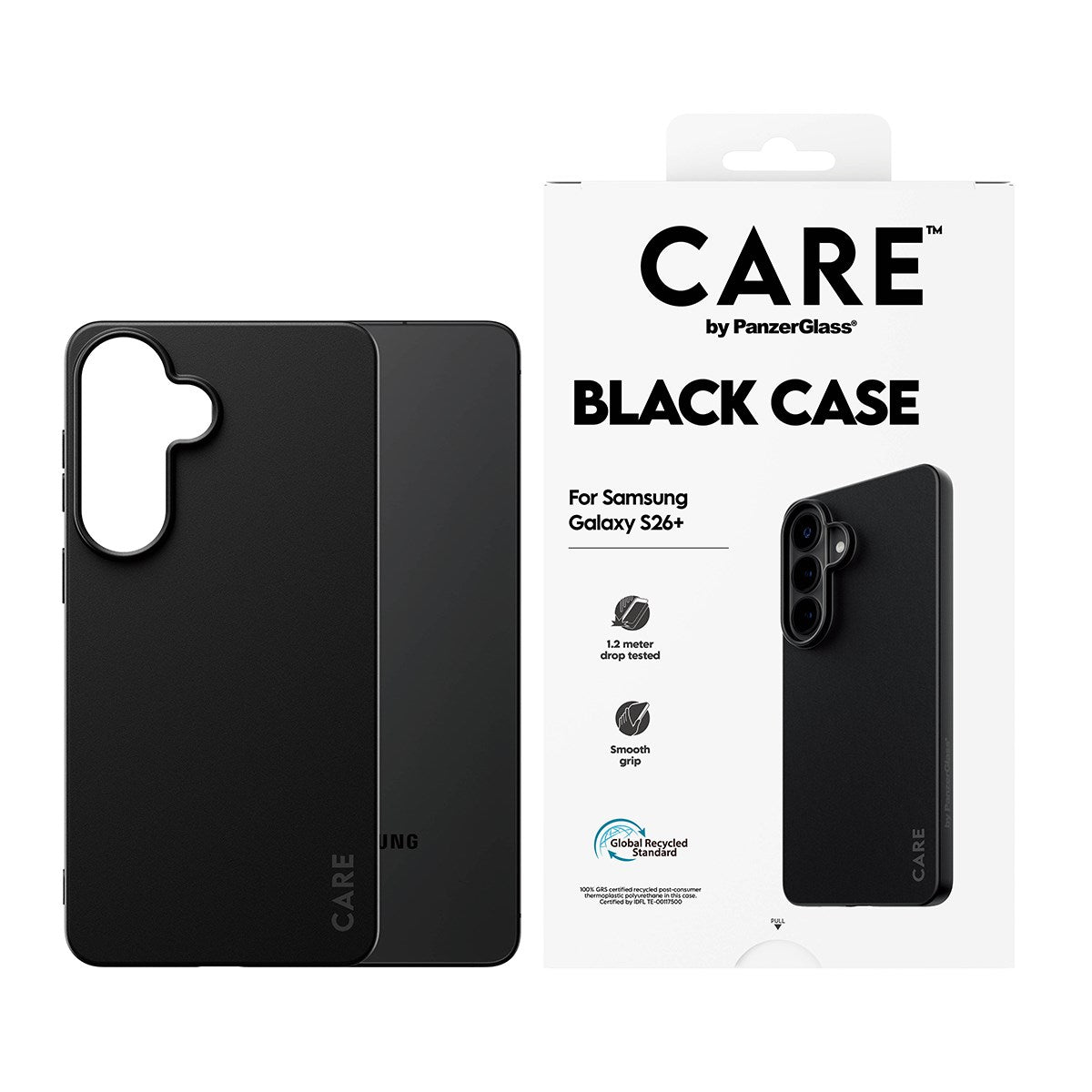 CARE™ by PanzerGlass® TPU Case Schwarz Samsung Galaxy S26+