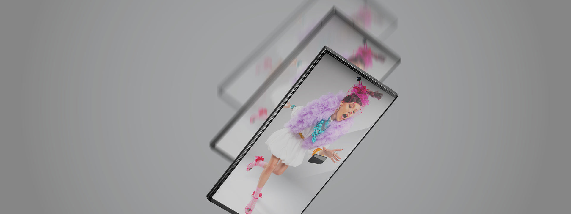 Accezz Privacy Displayschutz aus gehärtetem Glas für das Samsung