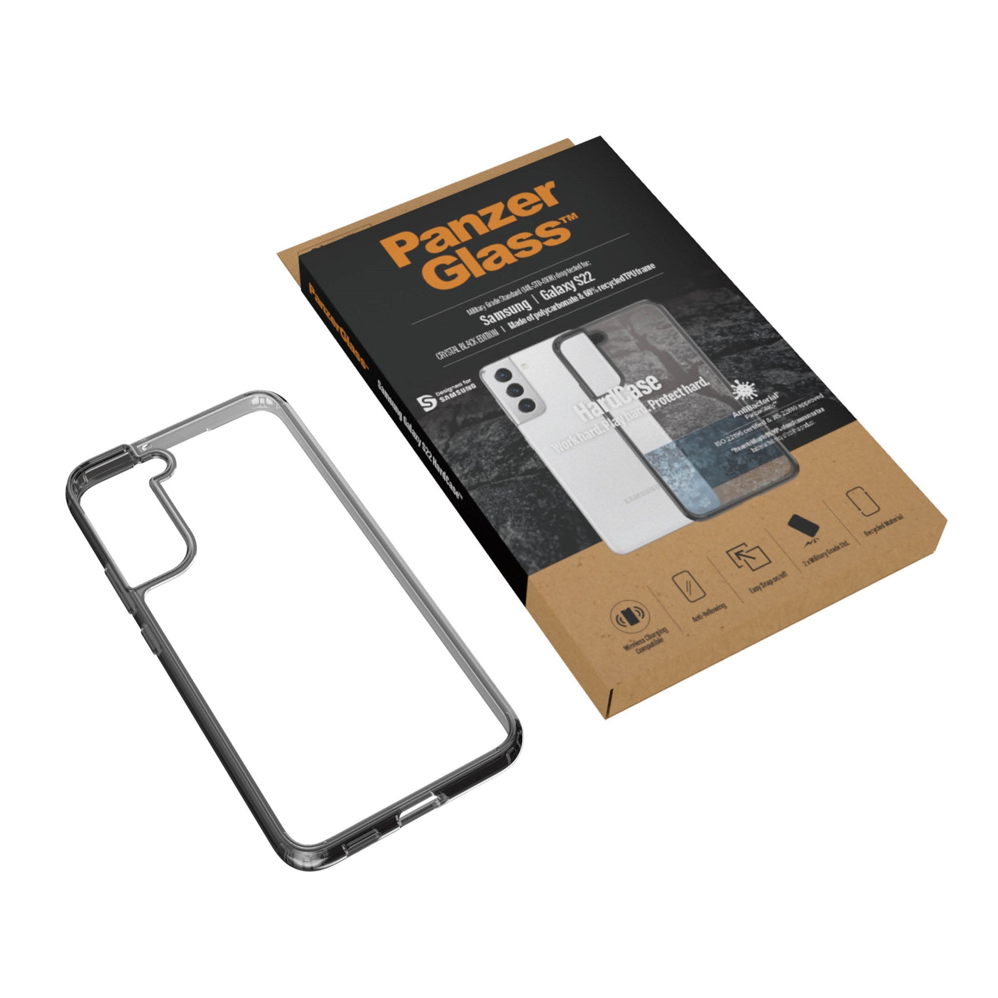 PanzerGlass® HardCase Samsung Galaxy S22 5G - Smokey Schwartz