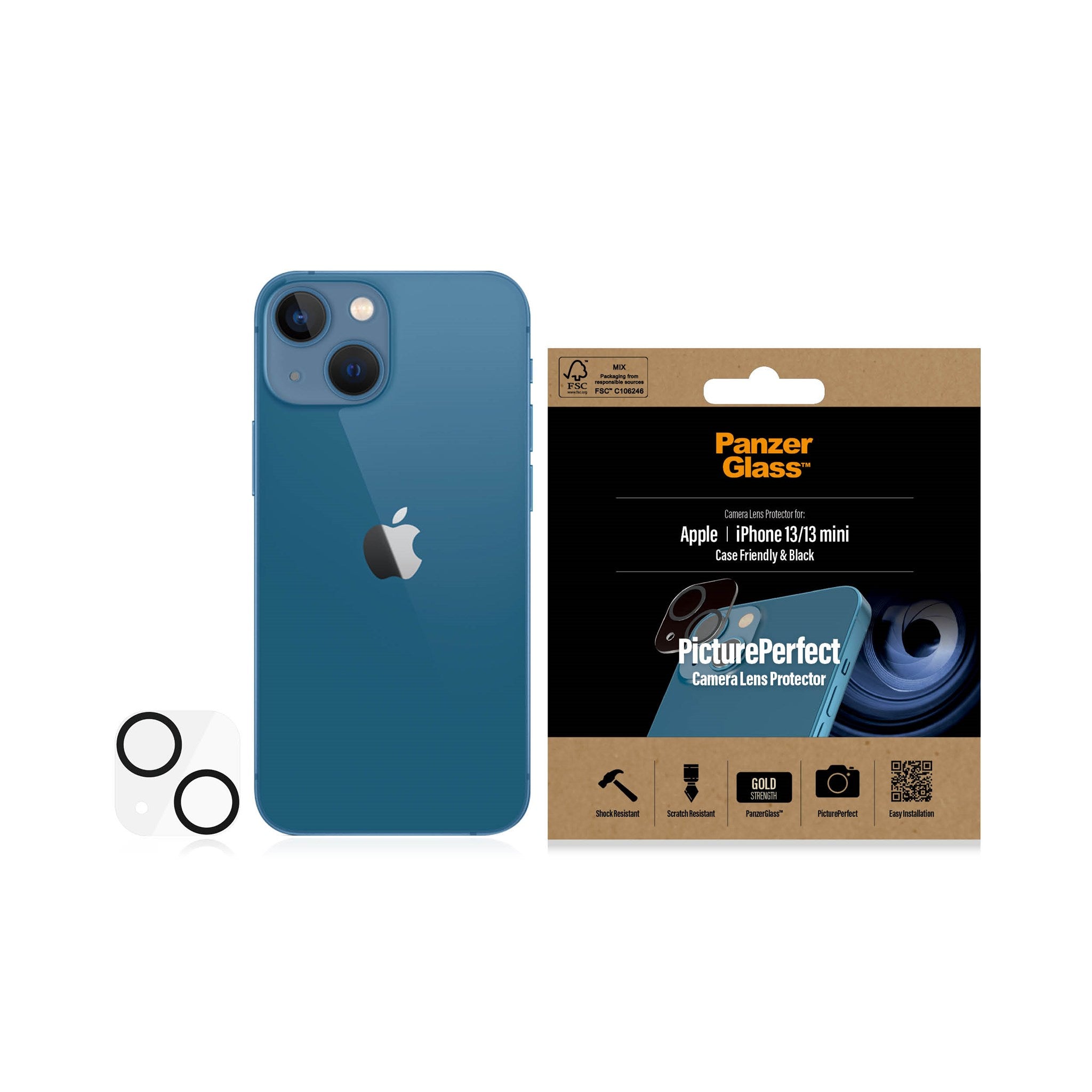 PanzerGlass® PicturePerfect Kameraschutz iPhone 13 | Mini