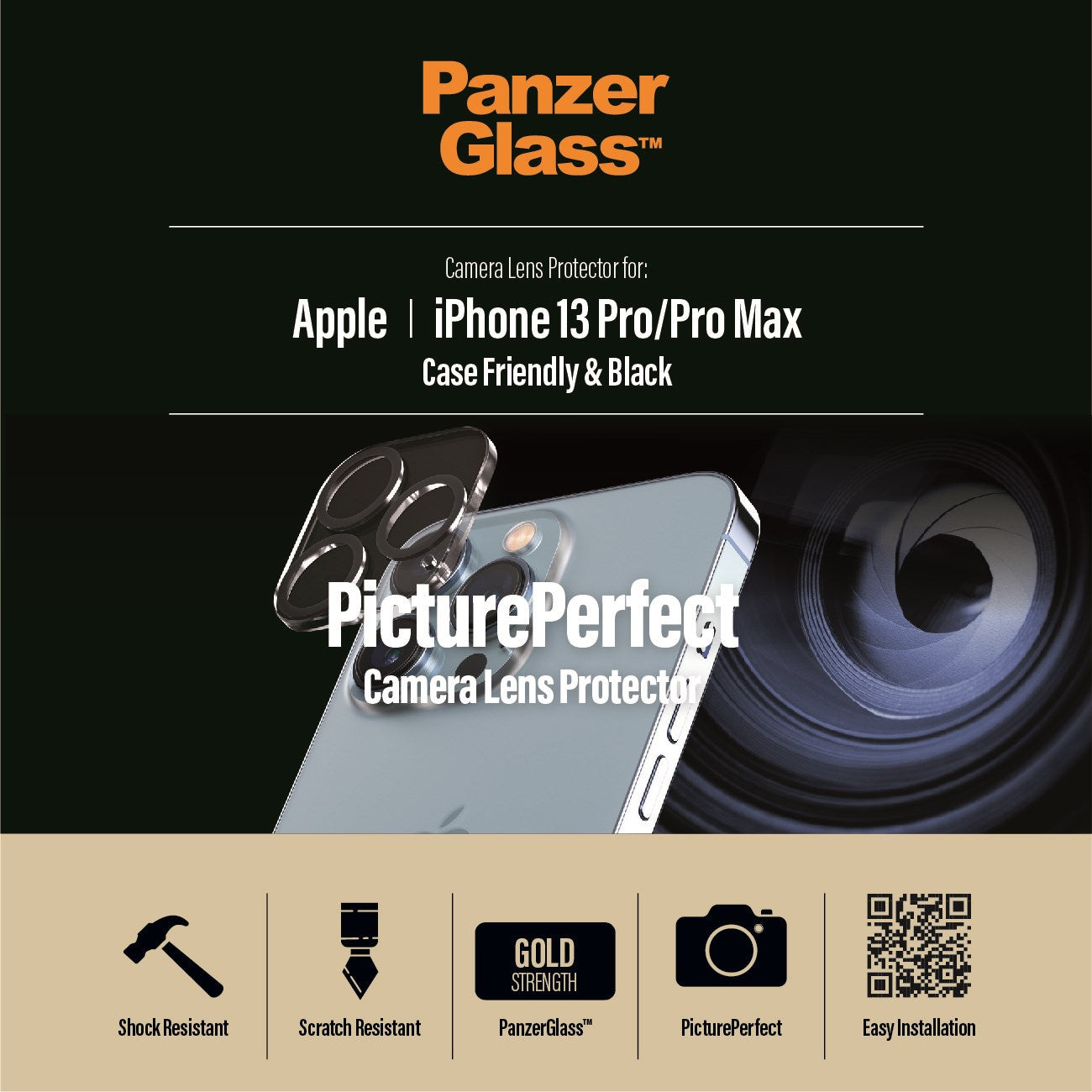 PanzerGlass® PicturePerfect Kameraschutz iPhone 13 Pro | 13 Pro Max