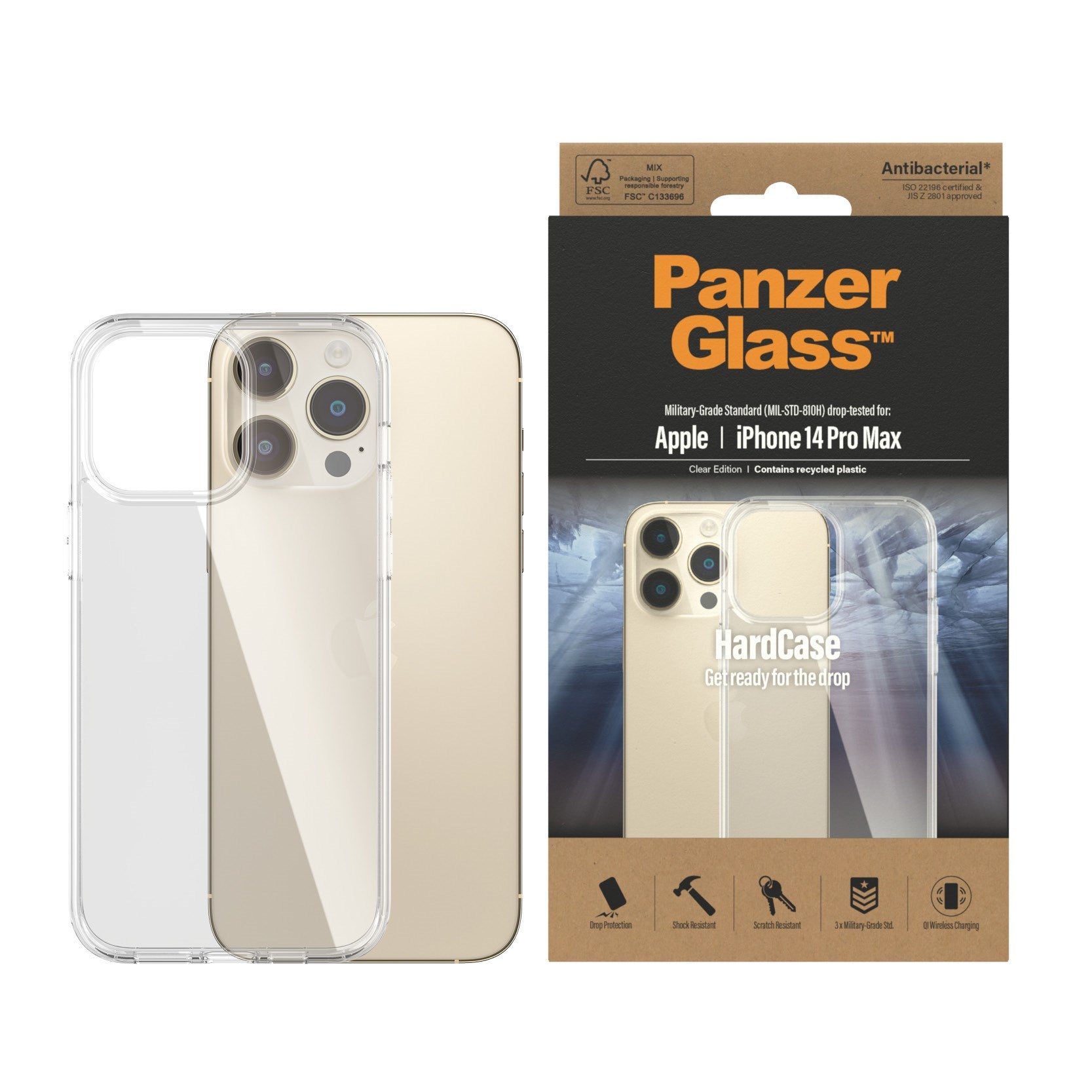 PanzerGlass® HardCase iPhone 14 Pro Max | Transparent