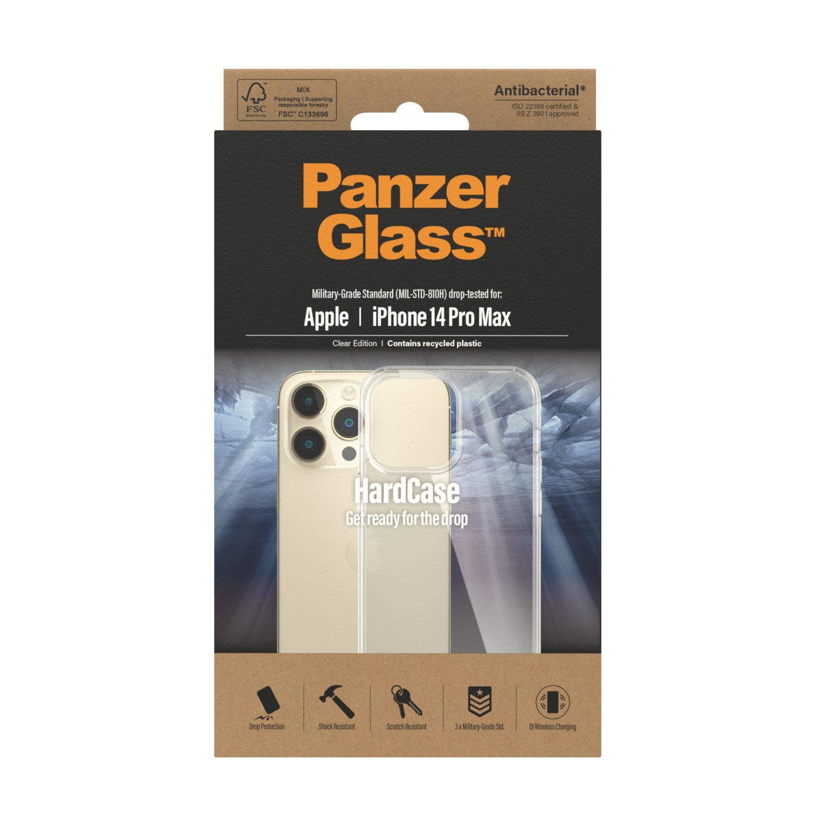 PanzerGlass® HardCase iPhone 14 Pro Max | Transparent