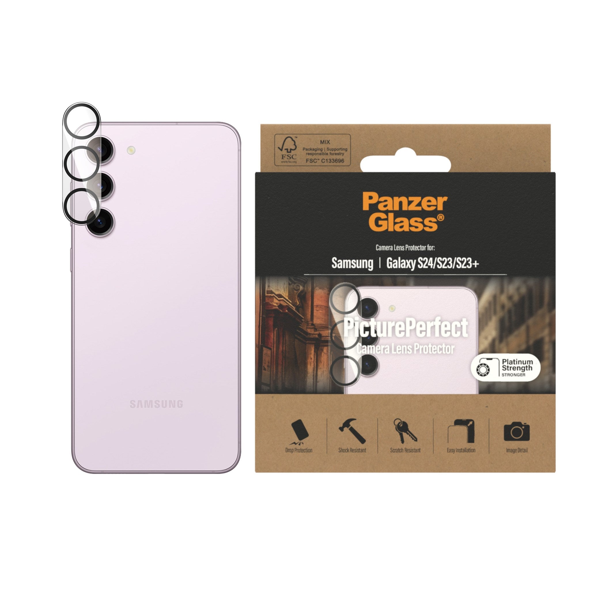 PanzerGlass® PicturePerfect Kameraschutz Samsung Galaxy S23 | S23+