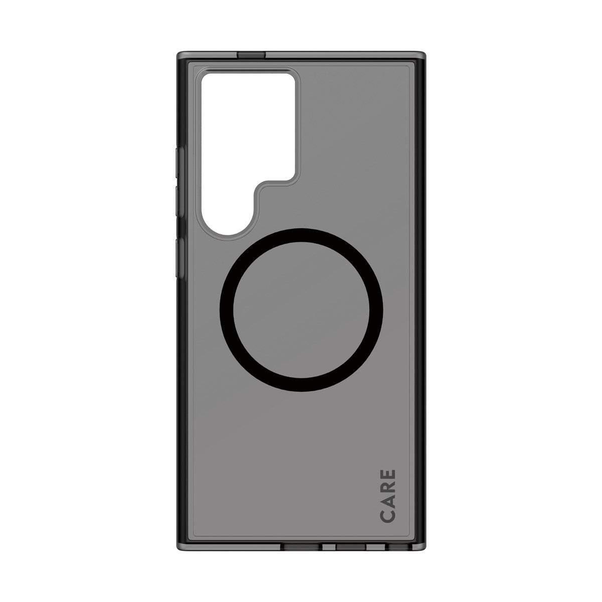 CARE™ by PanzerGlass® Smokey Case m. Schwarz Qi Compatible Samsung Galaxy S24 Ultra
