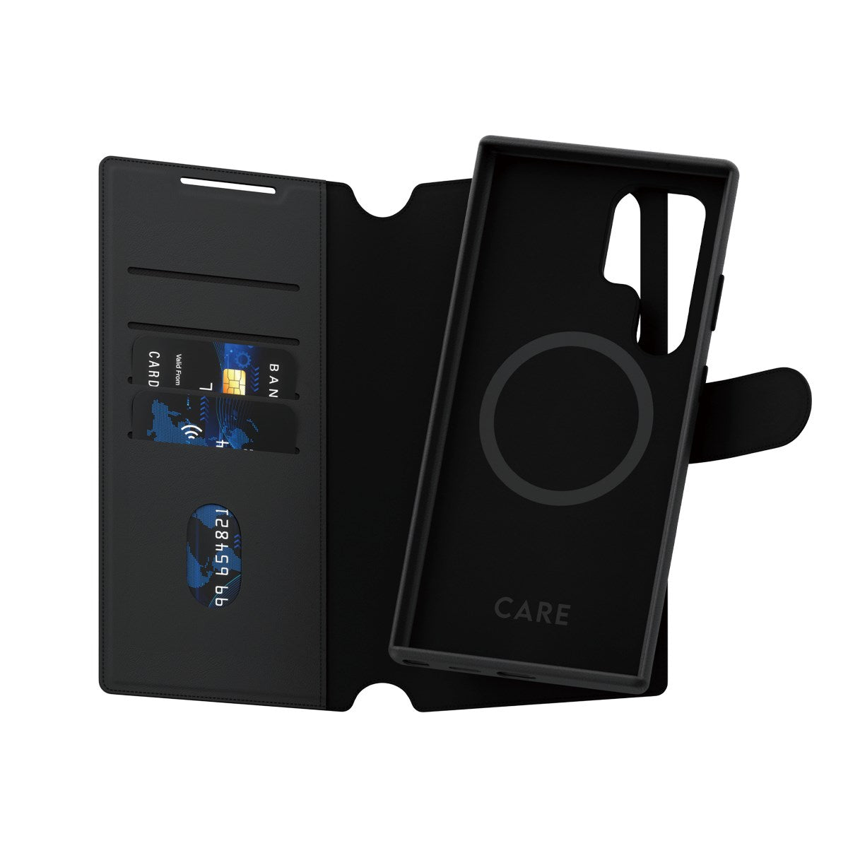 CARE by PanzerGlass® Feature Case Tango Two-in-One Wallet m. Qi Compatible Samsung Galaxy S24 Ultra