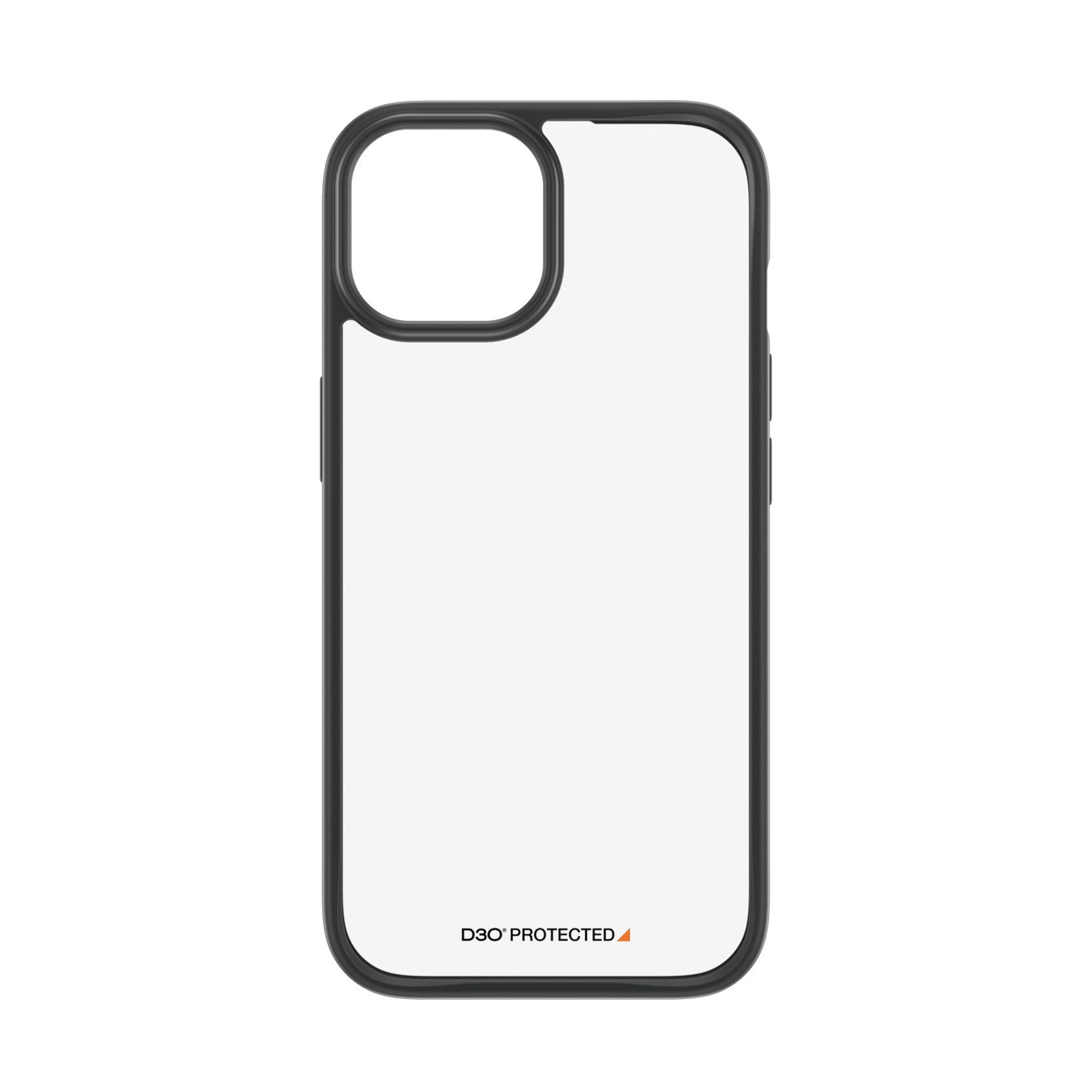 PanzerGlass® ClearCase Transparent m. Schwarz Rahmen & D3O® iPhone 15