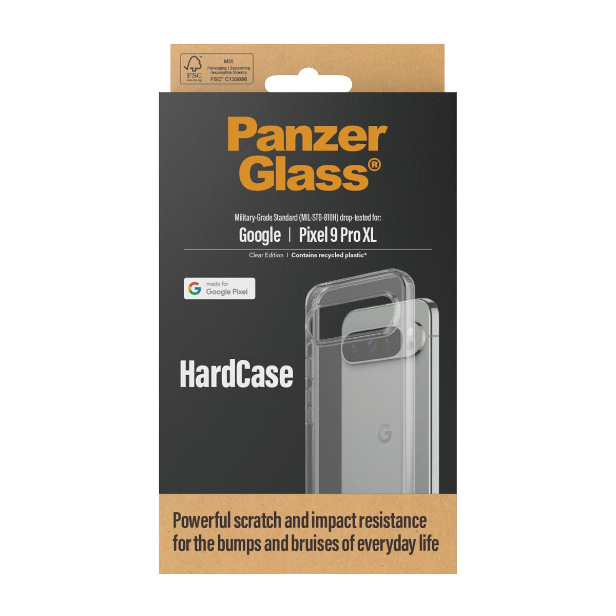 PanzerGlass® HardCase Transparent Google Pixel 9 Pro XL
