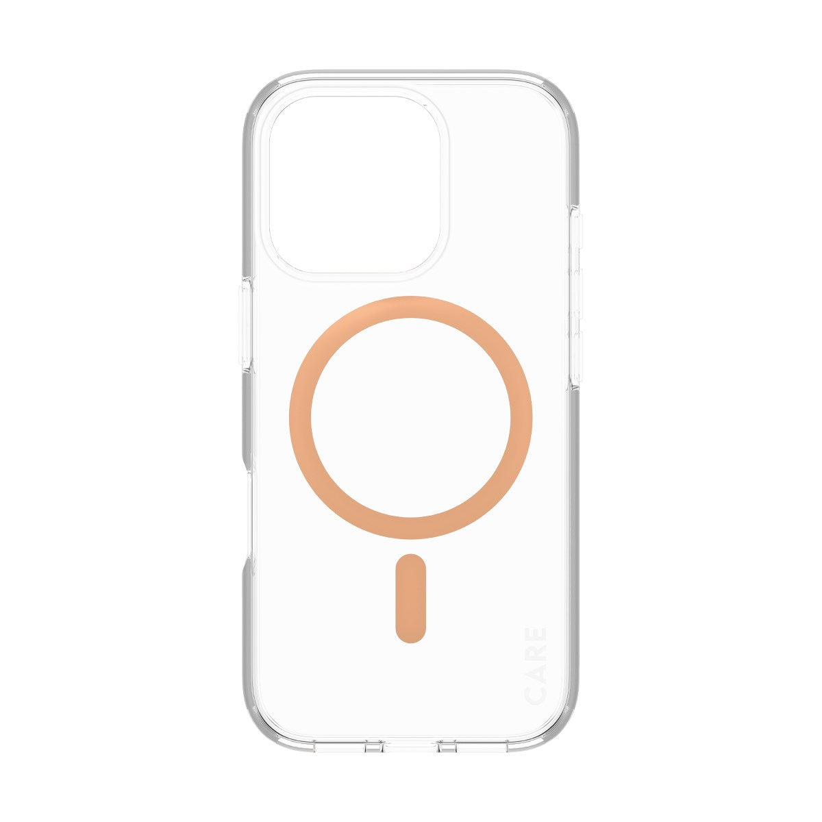 CARE by PanzerGlass® Flagship Case Transparent Urban Combat m. Peachy MagSafe iPhone 16 Pro