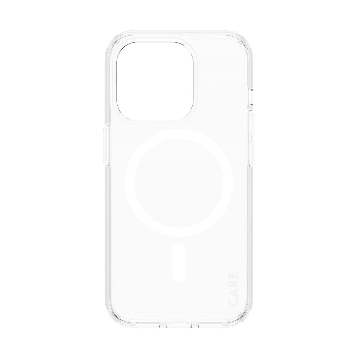 CARE by PanzerGlass® Flagship Case Transparent Urban Combat m. Weiß MagSafe iPhone 15 Pro