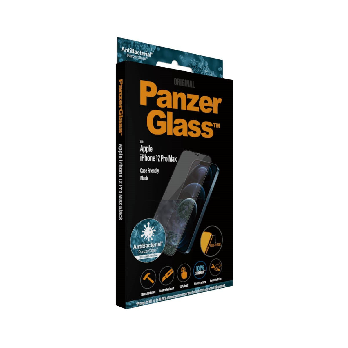 PanzerGlass® Displayschutzglas iPhone 12 Pro Max | Edge-to-Edge