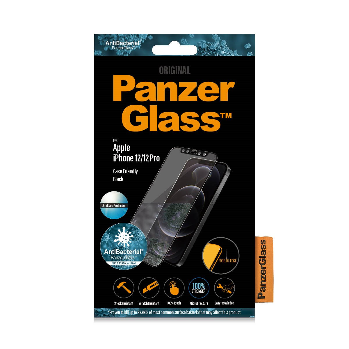 PanzerGlass® Anti-glare Displayschutz iPhone 12 | 12 Pro | Edge-to-Edge