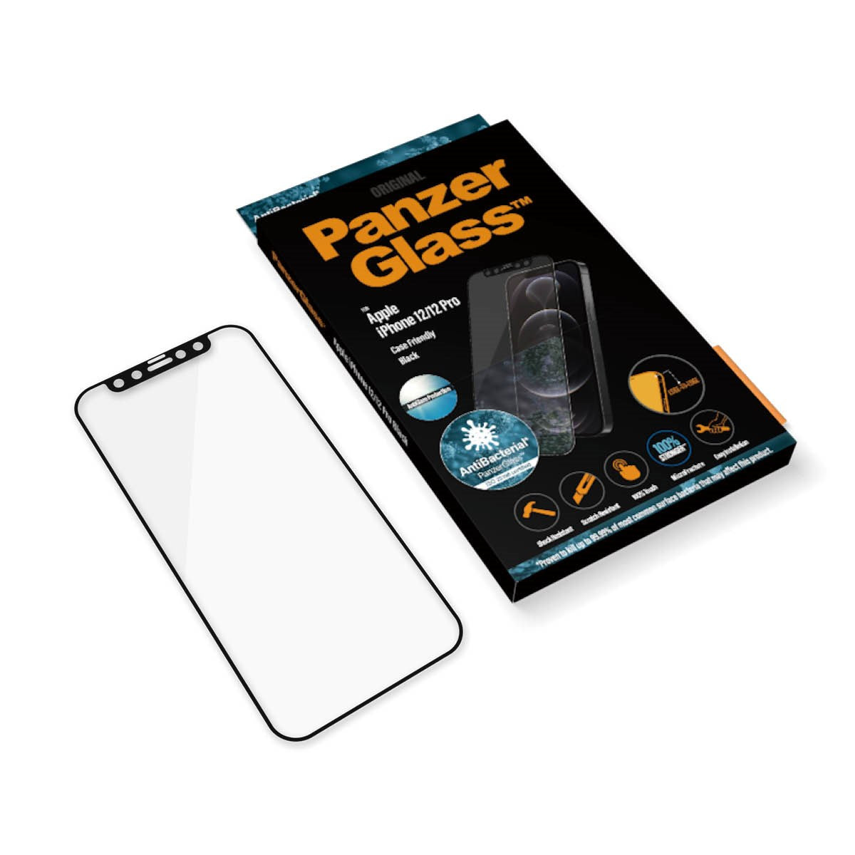 PanzerGlass® Anti-glare Displayschutz iPhone 12 | 12 Pro | Edge-to-Edge