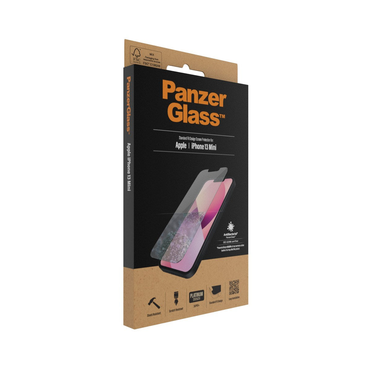 PanzerGlass® Displayschutzglas iPhone 13 Mini | Standard Fit