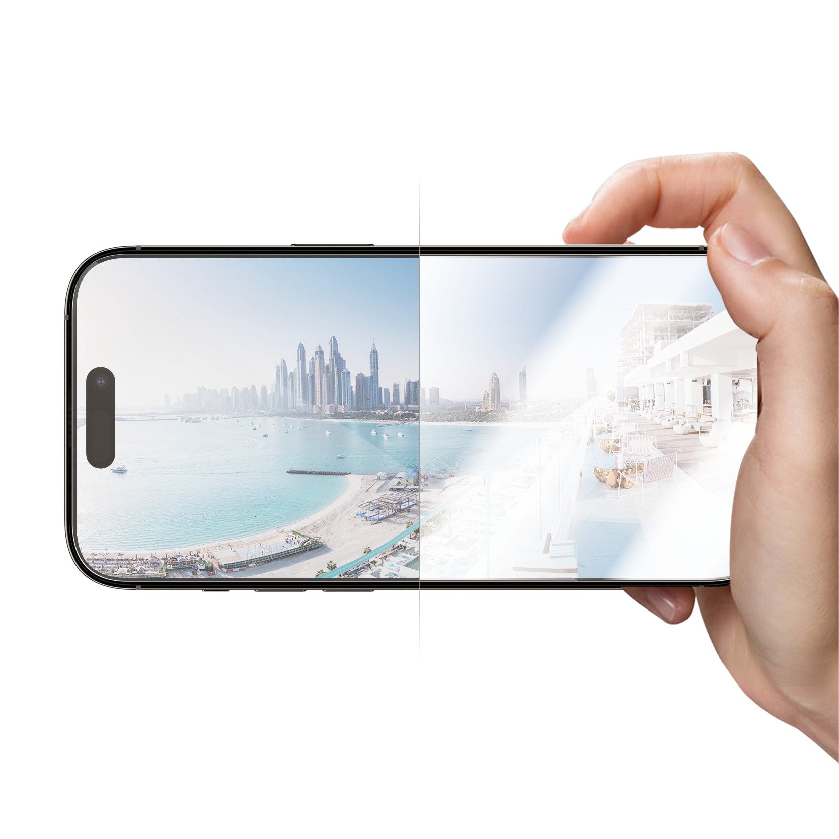 PanzerGlass® Anti-Reflective Displayschutz iPhone 14 Pro | Ultra-Wide Fit m. EasyAligner