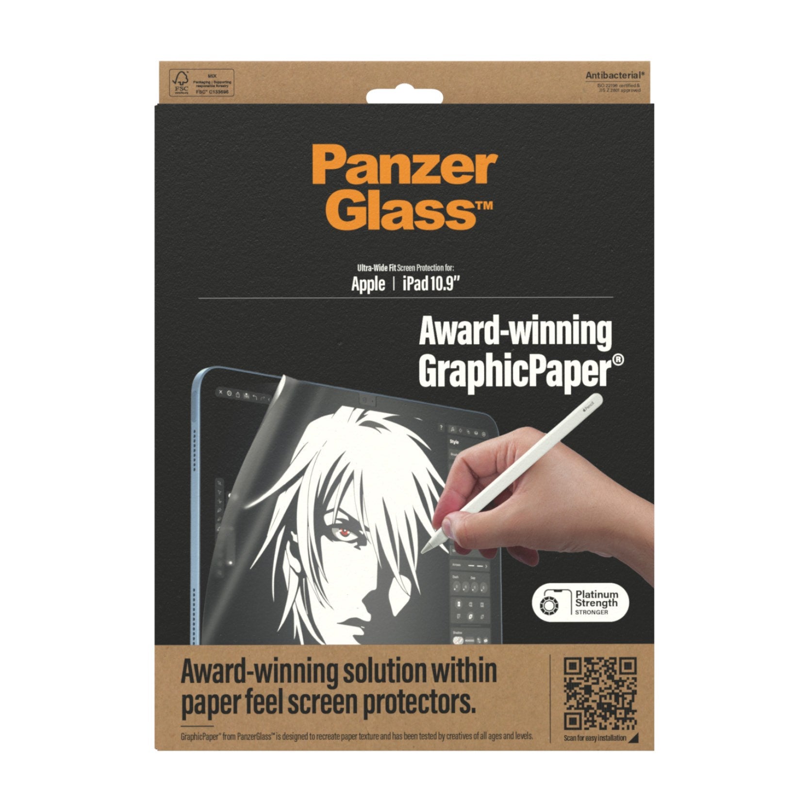 PanzerGlass® GraphicPaper® Displayschutz iPad 10.9'' (2022) | Ultra-Wide Fit