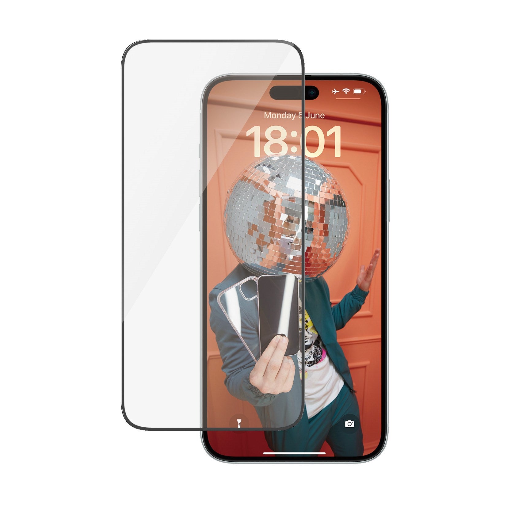 PanzerGlass® Displayschutz iPhone 15 Plus | Ultra-Wide Fit m. EasyAligner