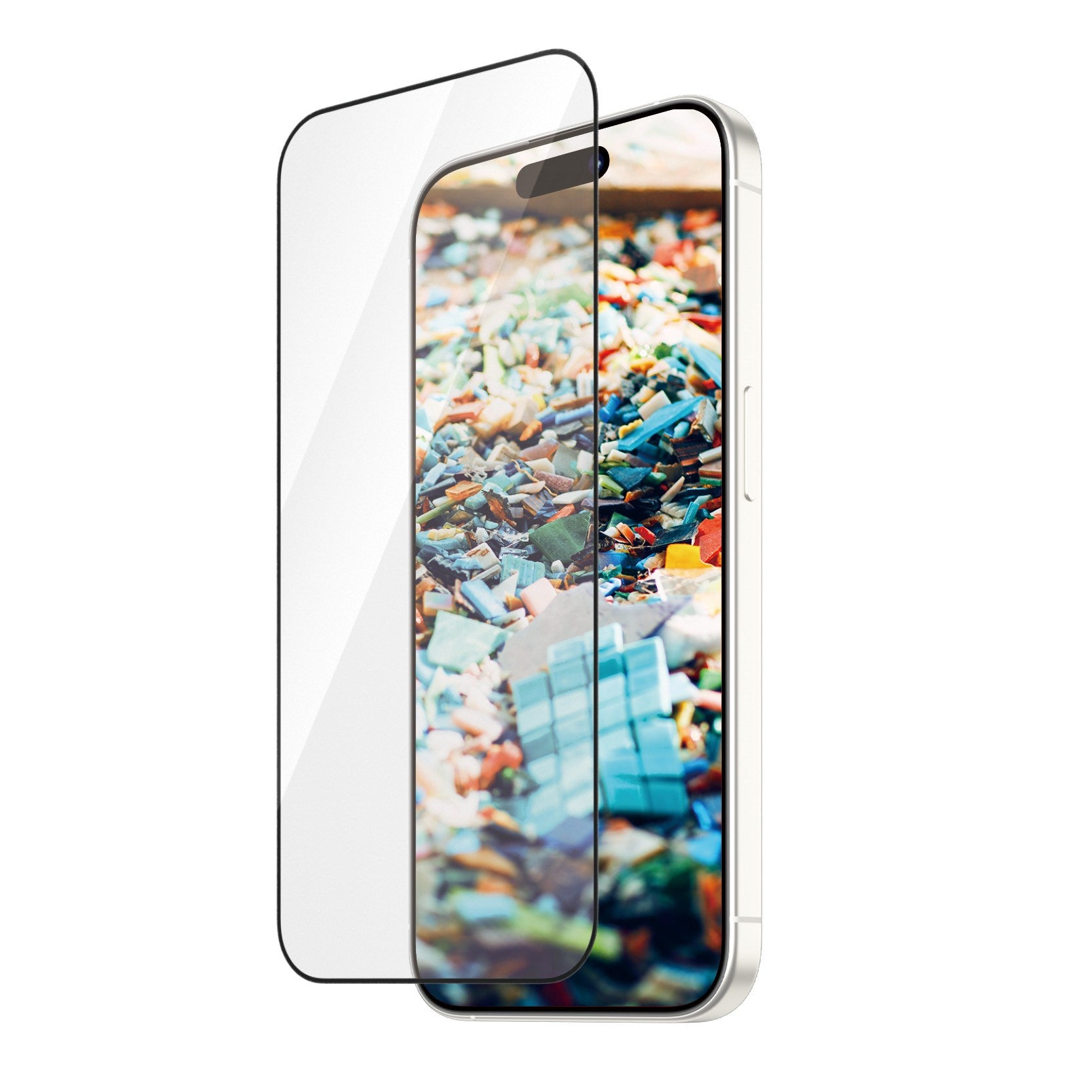 PanzerGlass® Re:fresh Displayschutz iPhone 15 Pro | Ultra-Wide Fit m. EasyAligner