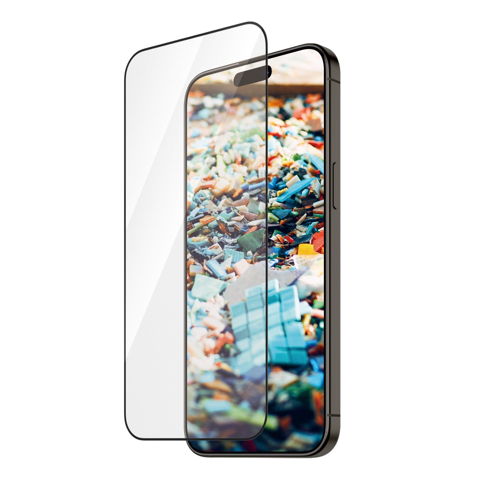 PanzerGlass® Re:fresh Displayschutz iPhone 15 Pro Max | Ultra-Wide Fit m. EasyAligner
