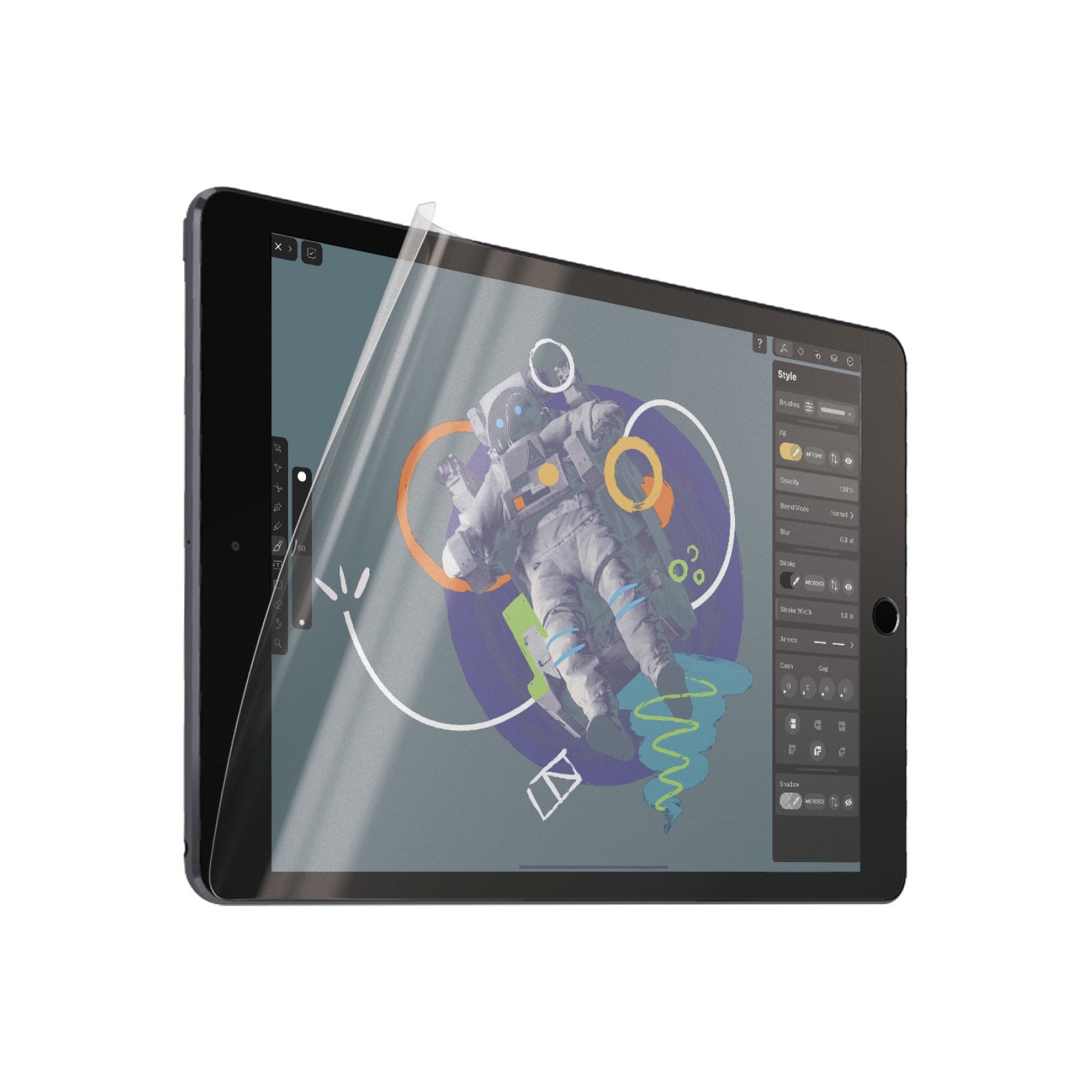 PanzerGlass® GraphicPaper® Displayschutz iPad 10.2'' (2019-2021) | Ultra-Wide Fit