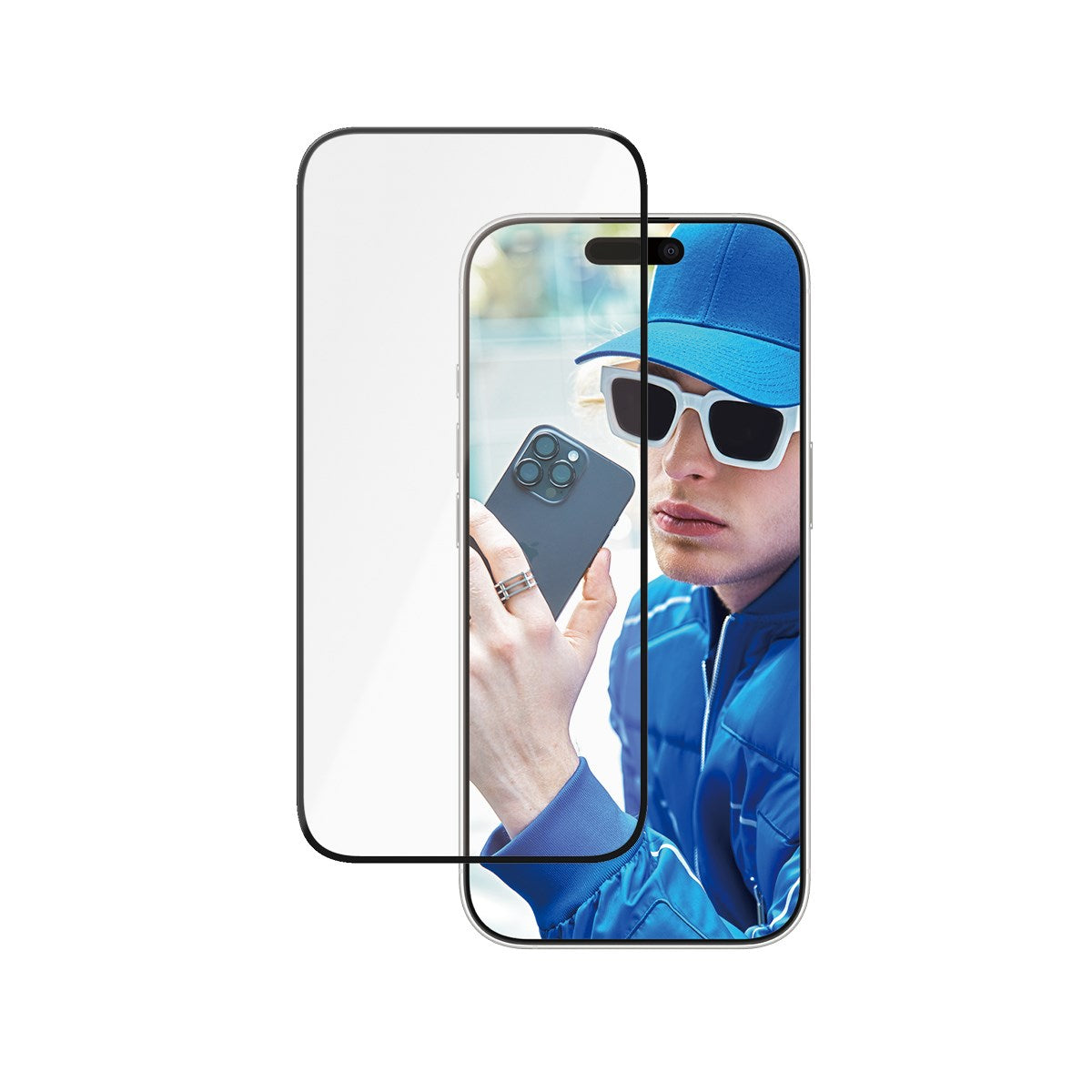 PanzerGlass® Ceramic Displayschutz iPhone 16 Pro | Ultra-Wide Fit