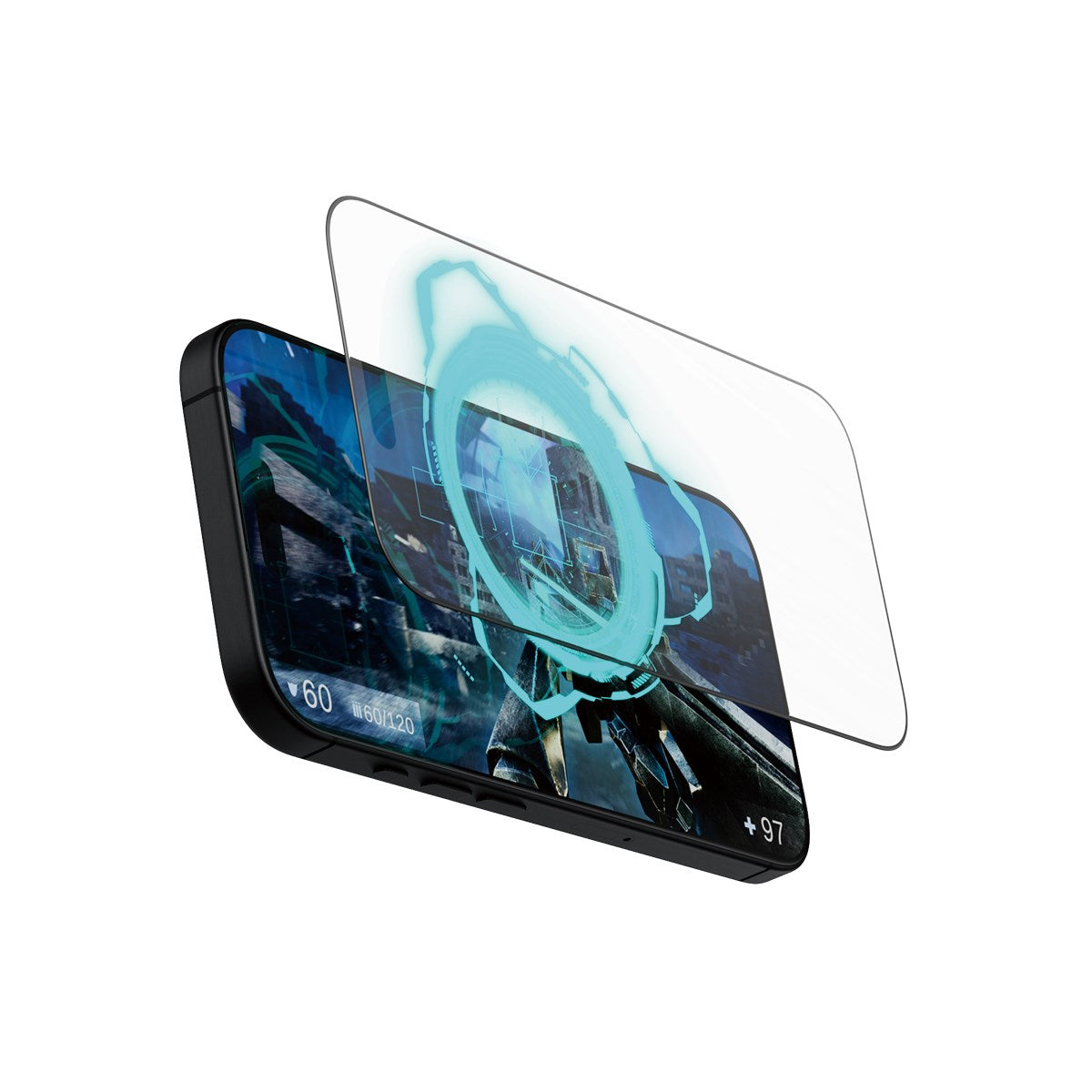 PanzerGlass® Gaming Displayschutz iPhone 16 Pro | Ultra-Wide Fit