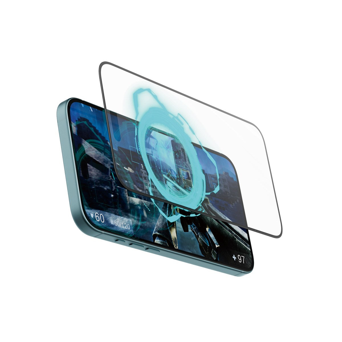 PanzerGlass® Gaming Displayschutz iPhone 16 Plus | 15 Plus | Ultra-Wide Fit
