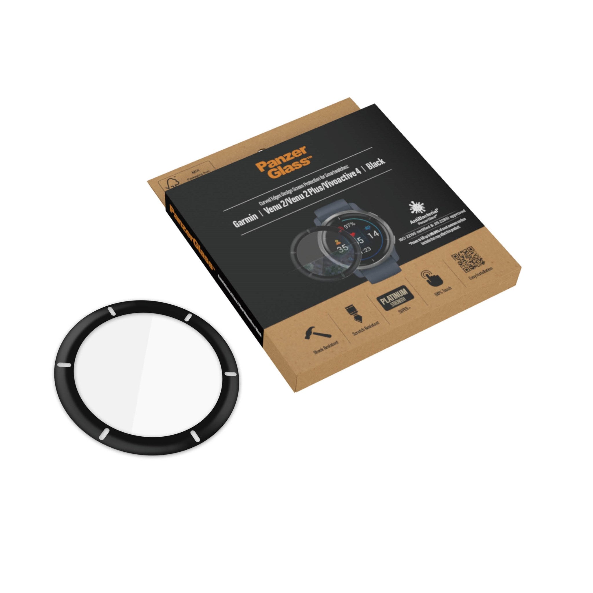 PanzerGlass® Displayschutz Garmin Venu 2 |  Vivoactive 4
