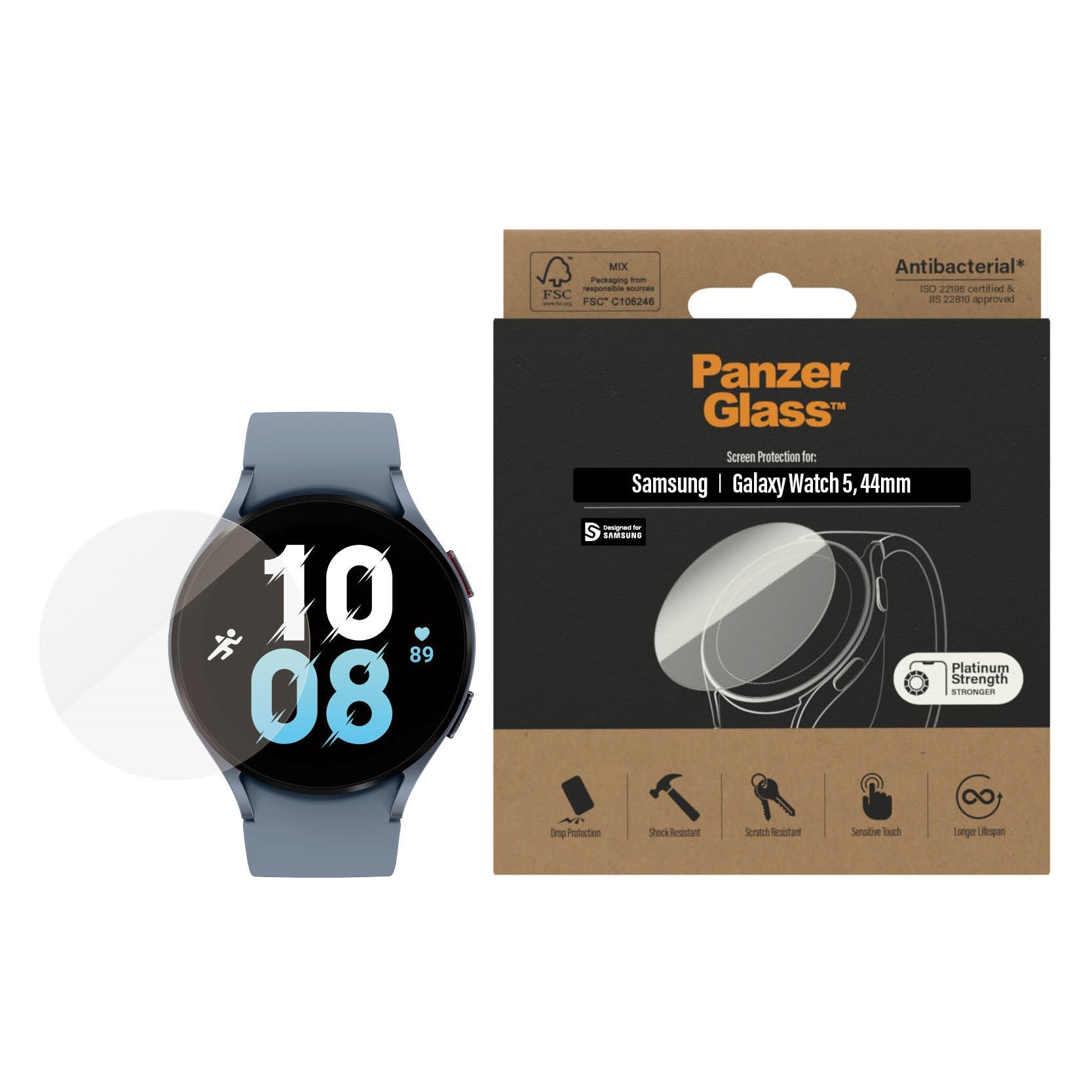 PanzerGlass® Dislayschutz Samsung Galaxy Watch 5 44mm