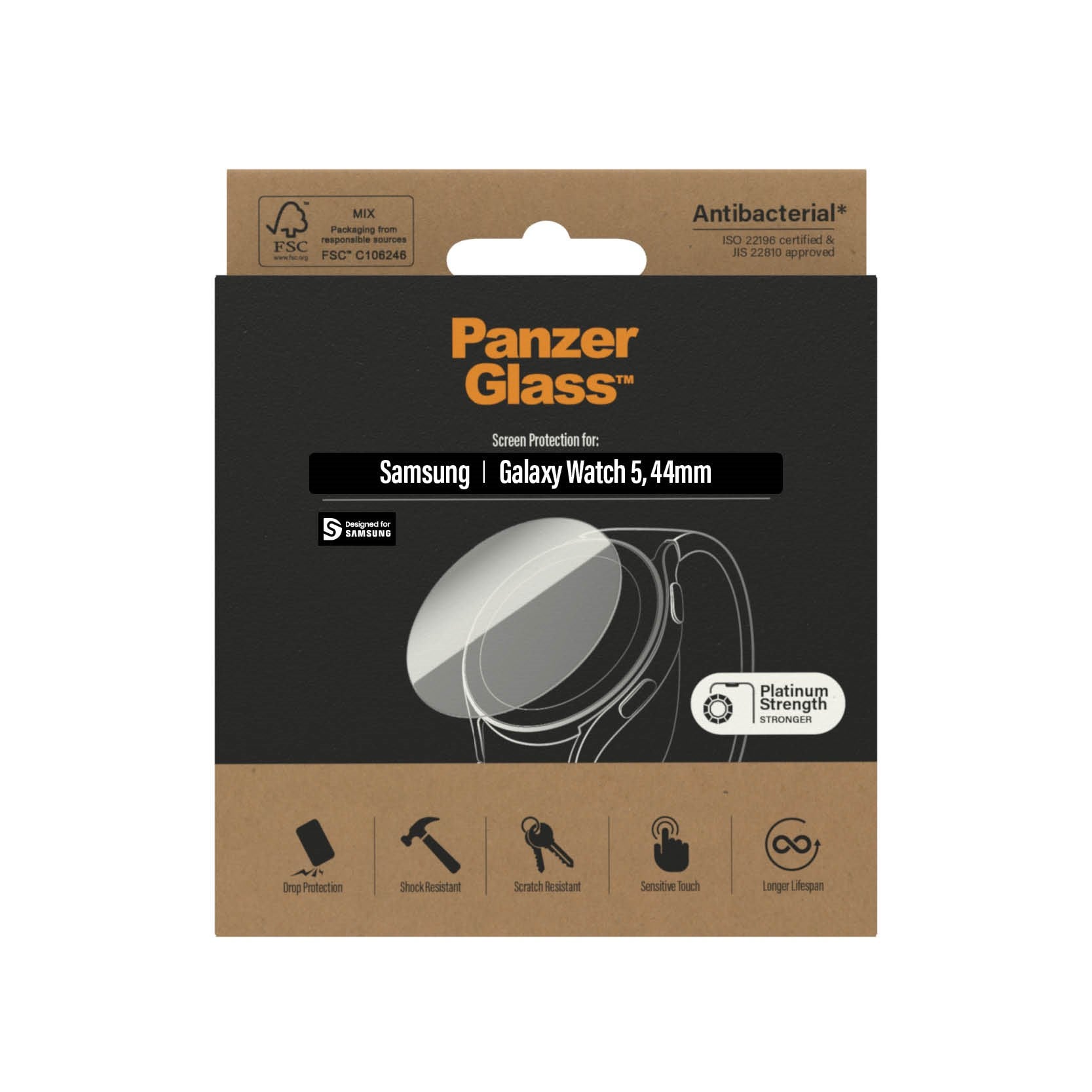 PanzerGlass® Dislayschutz Samsung Galaxy Watch 5 44mm