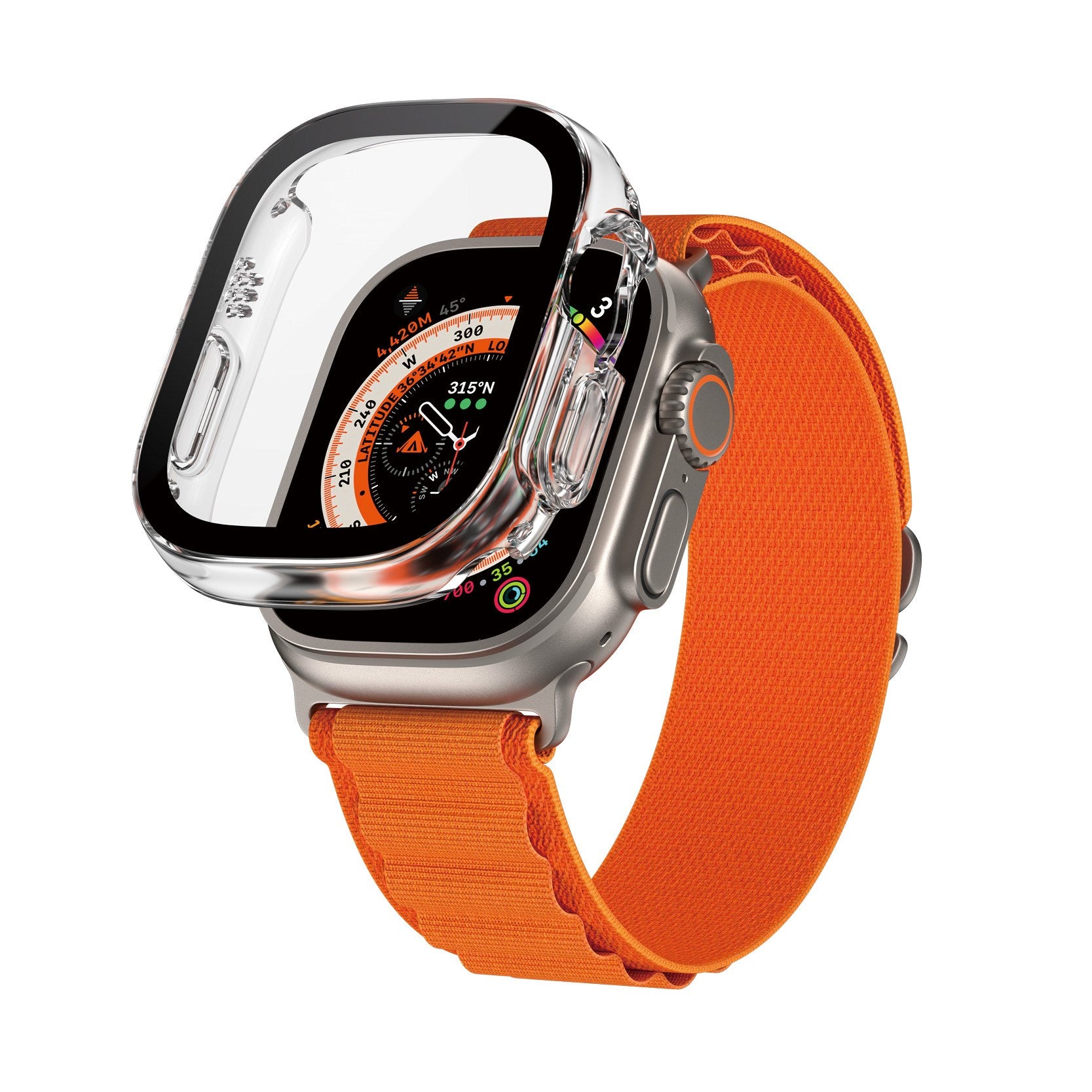 PanzerGlass® Displayschutz Full Body Apple Watch Ultra 2 | Ultra | 49mm | Transparent