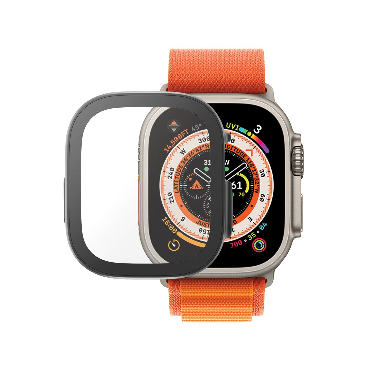 PanzerGlass® Full Body Case Apple Watch Ultra 2 | Ultra 49mm | Schwarz