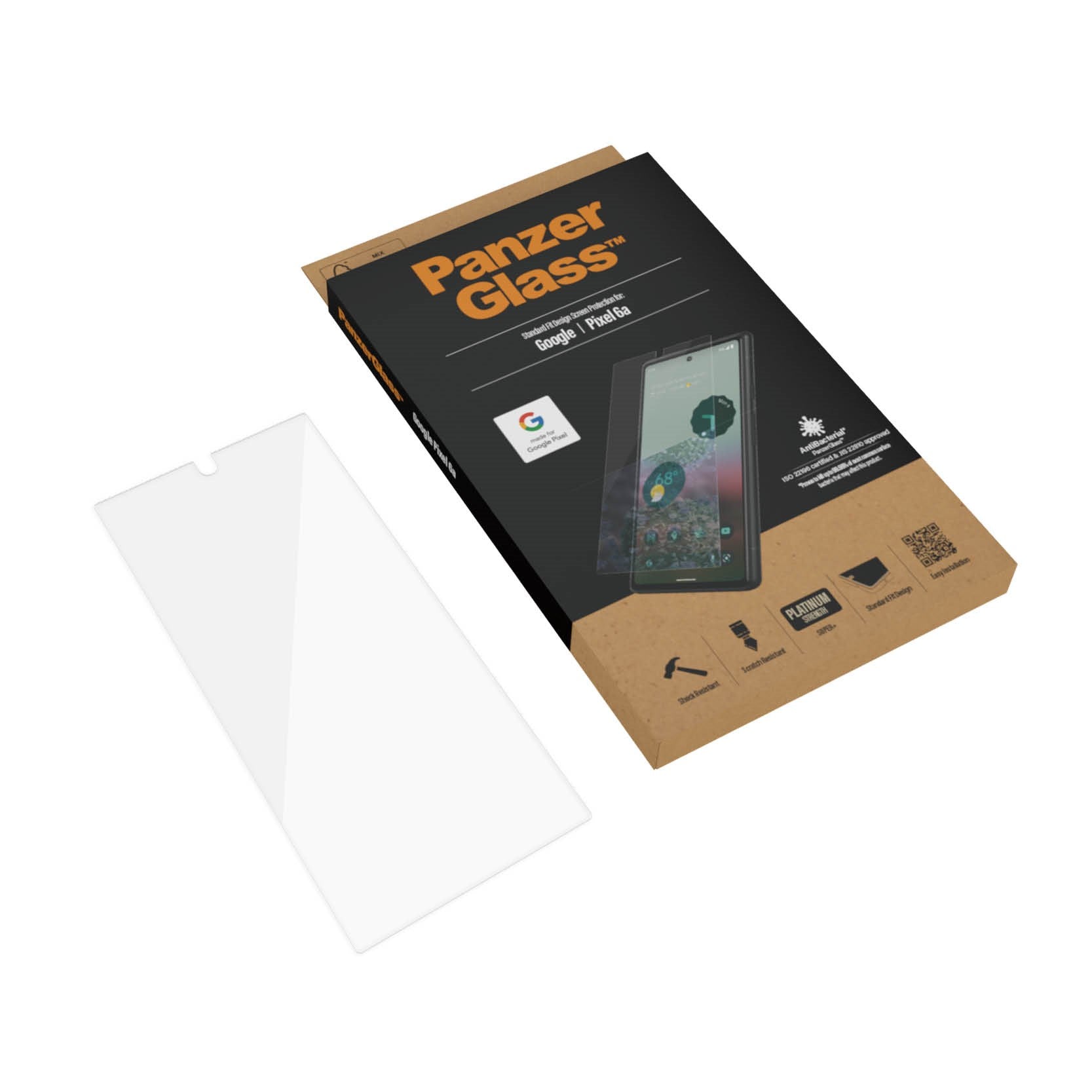 PanzerGlass® Dislayschutz Google Pixel 6a